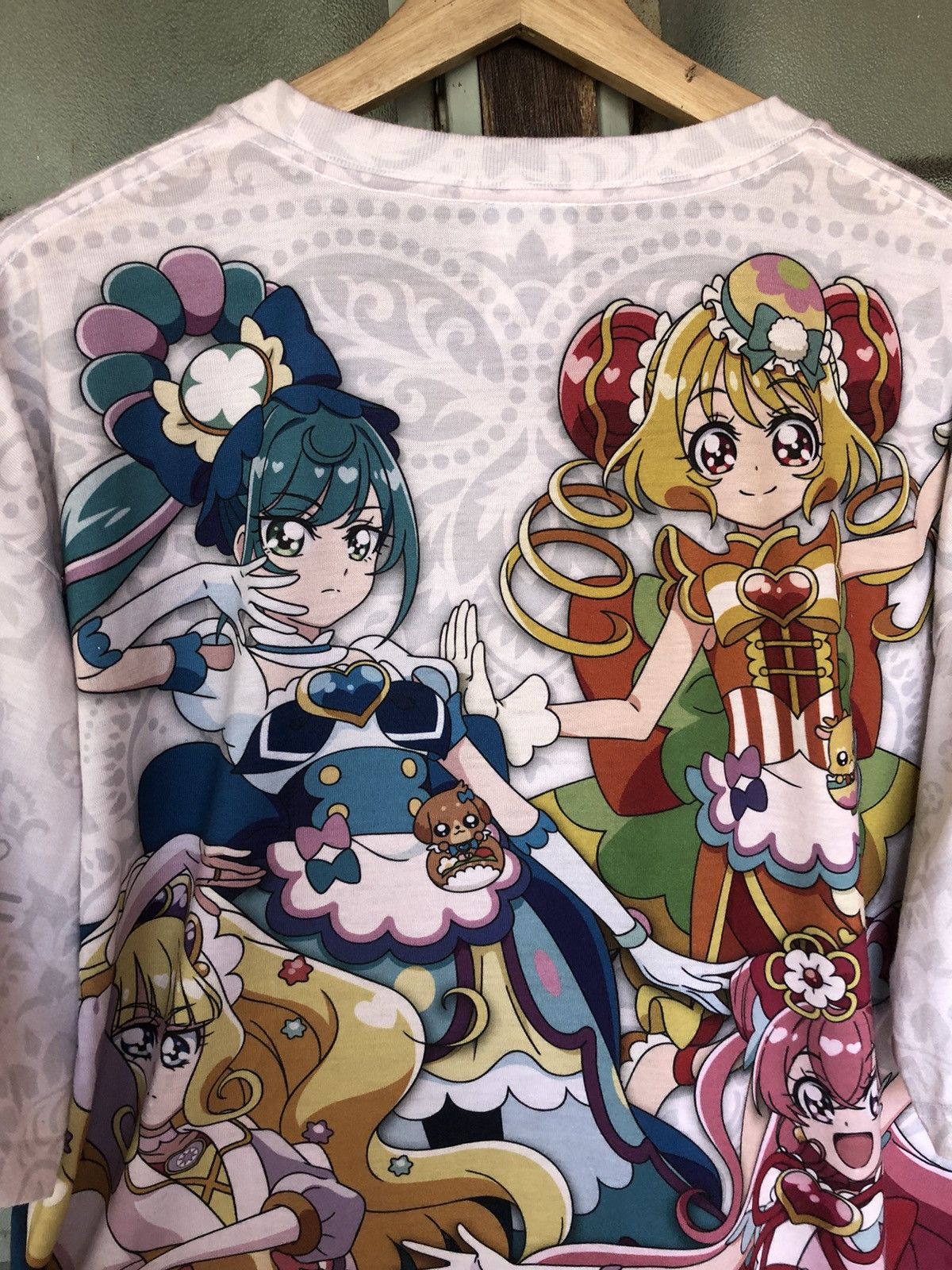 Anime Vintage Cospa Anime Delicious Party Pretty Cure Double Tee Size US XL / EU 56 / 4 - 12 Thumbnail