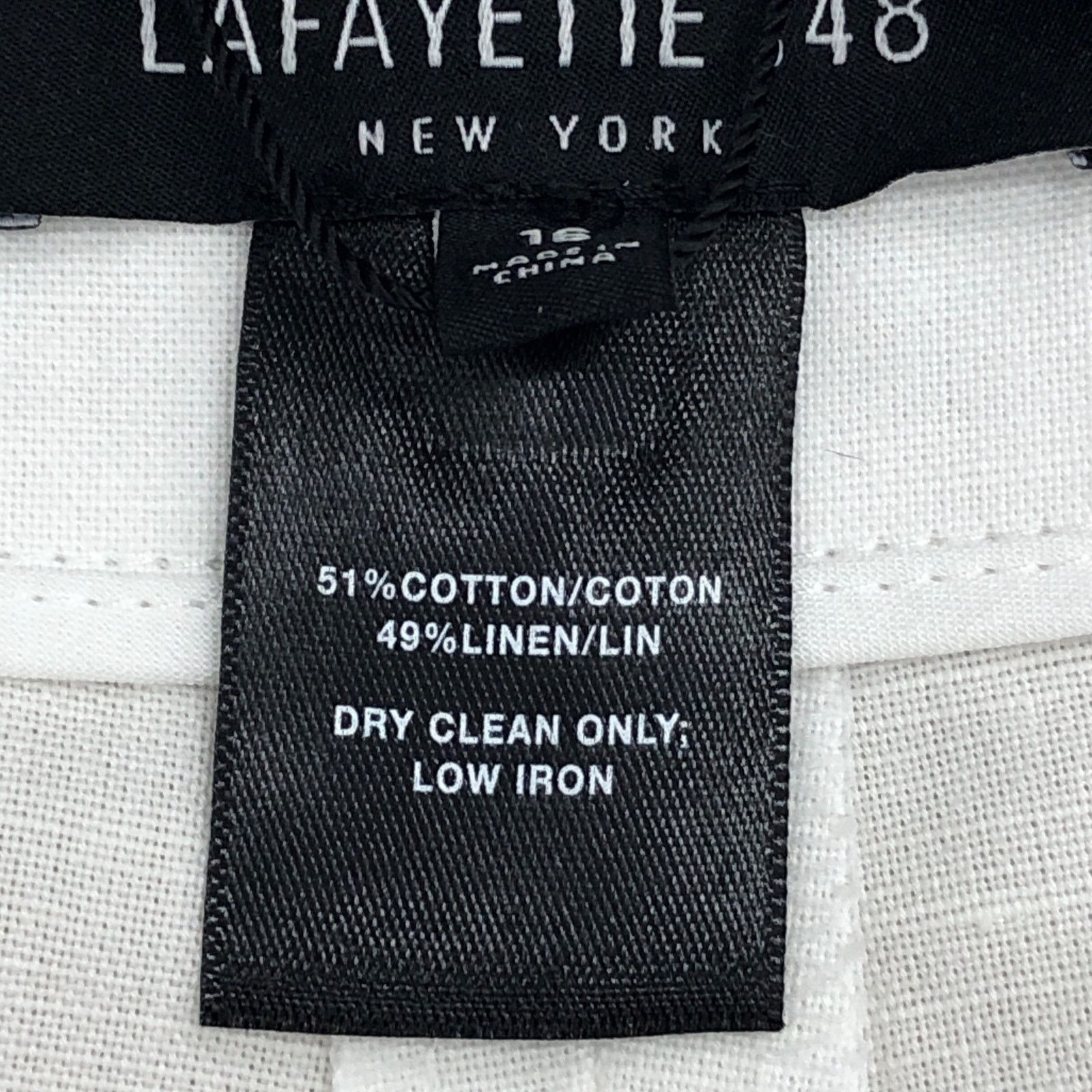 Lafayette 148 Lafayette 148 Size 16 Pants Wide Split Leg Cropped TINY FLAW Size 38" / US 16 / IT 52 - 12 Thumbnail