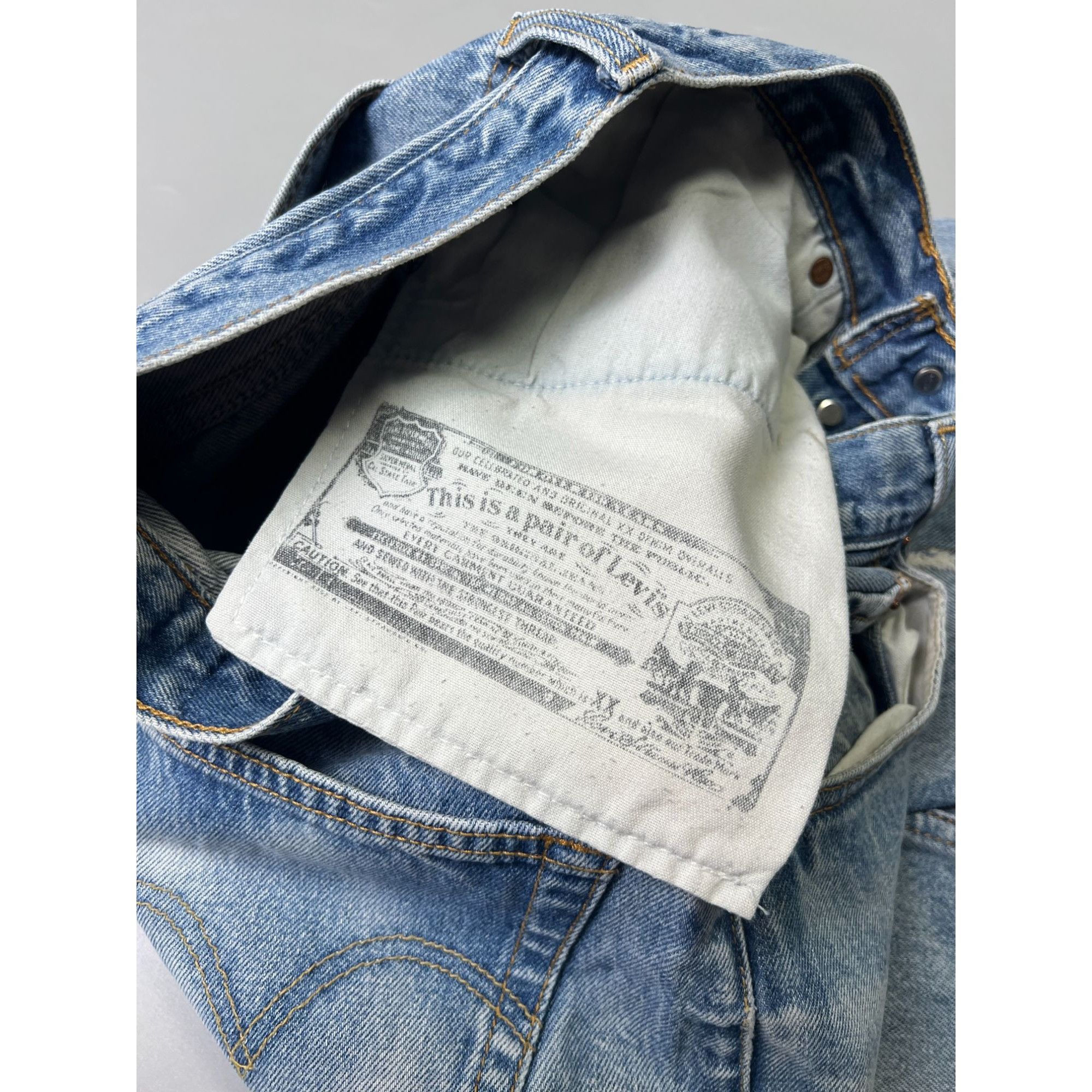 Levi's Levi’s 501 Patchwork Rework Denim Jeans Pants (Y1066) Size US 30 / EU 46 - 9 Thumbnail