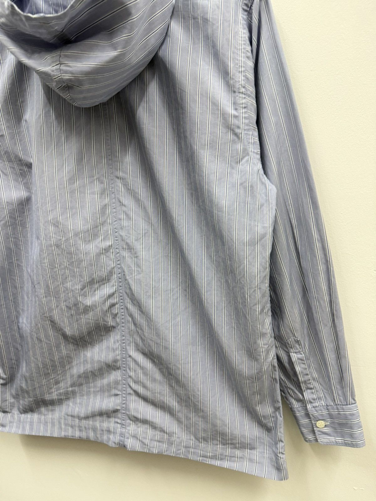 Comme des Garcons Comme des Garçons Striped Double Pocket Hoodie Light Jacket Size US S / EU 44-46 / 1 - 15 Thumbnail