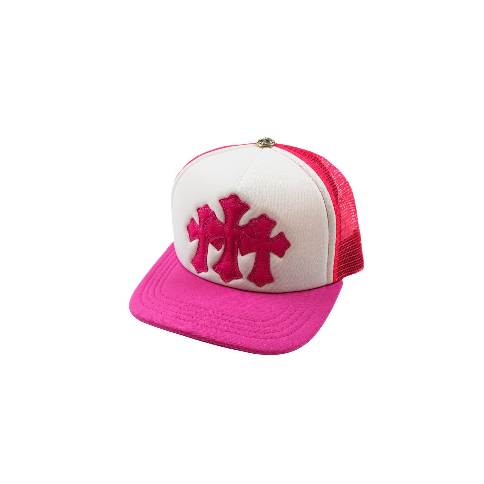 Chrome Hearts Cemetery Trucker Hat 'Neon Pink' Size ONE SIZE - 1 Thumbnail