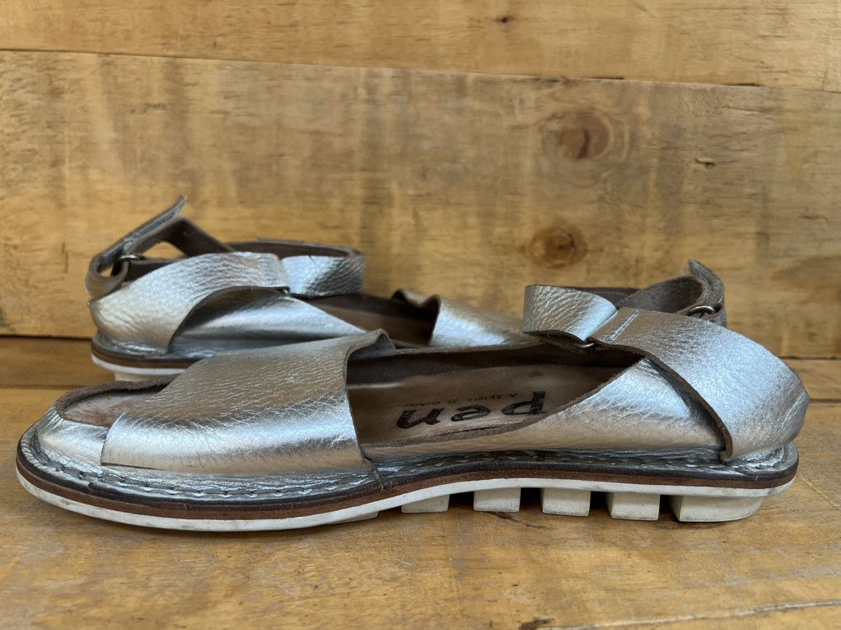 Trippen Trippen Fez F Women's Silver Flat Shoes Size EU 41 / US 9 Size US 11 / IT 41 - 7 Thumbnail