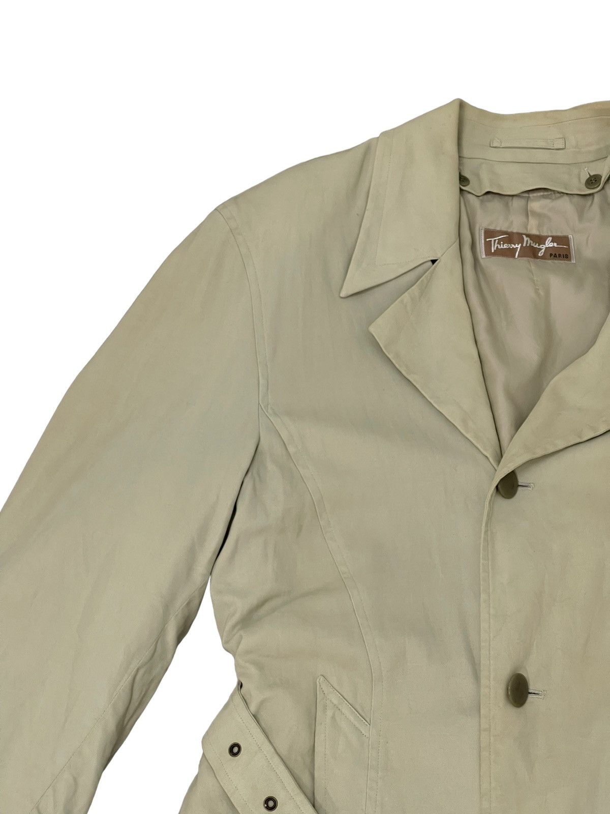 Thierry Mugler Vintage 90s Thierry Mugler Trench Coat 5🟩1 Size US L / EU 52-54 / 3 - 9 Thumbnail