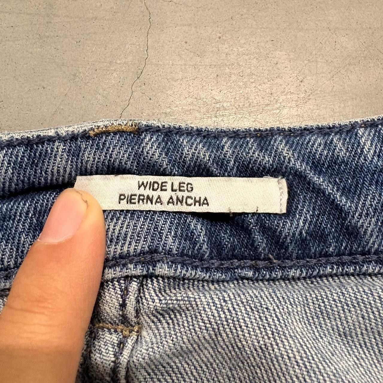 Vintage Crazy Vintage Y2K/2000s Super Baggy Super Wideleg Skater Streetwear JNCO Style Medium Blue Wash Denim Jeans! Size US 38 / EU 54 - 7 Thumbnail