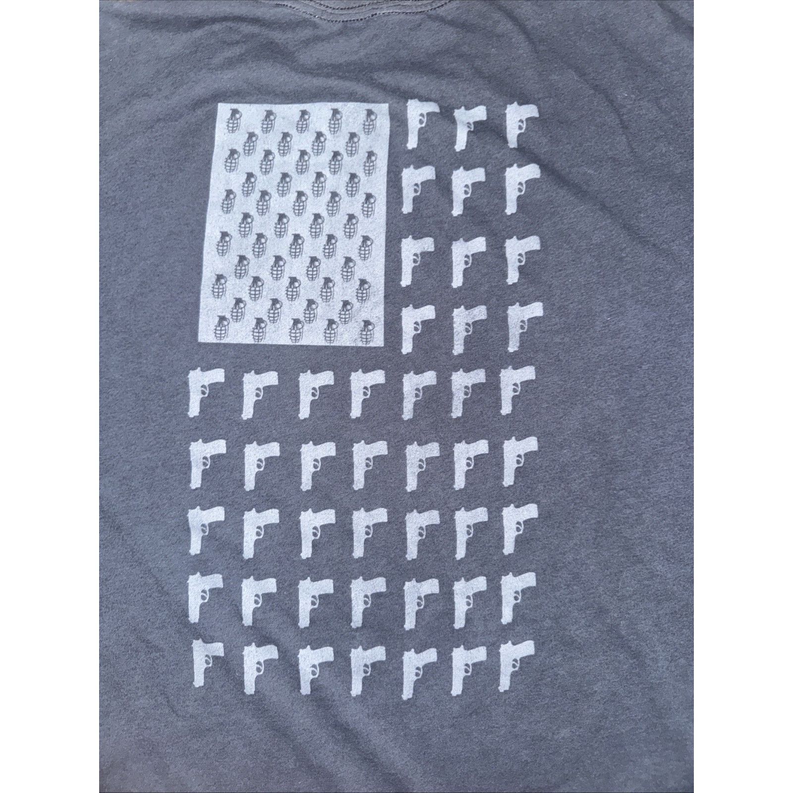 Band Tees LA Police Gear Tactical T-Shirt Black XL Flag Graphic 22x28 Size US XL / EU 56 / 4 - 2 Thumbnail