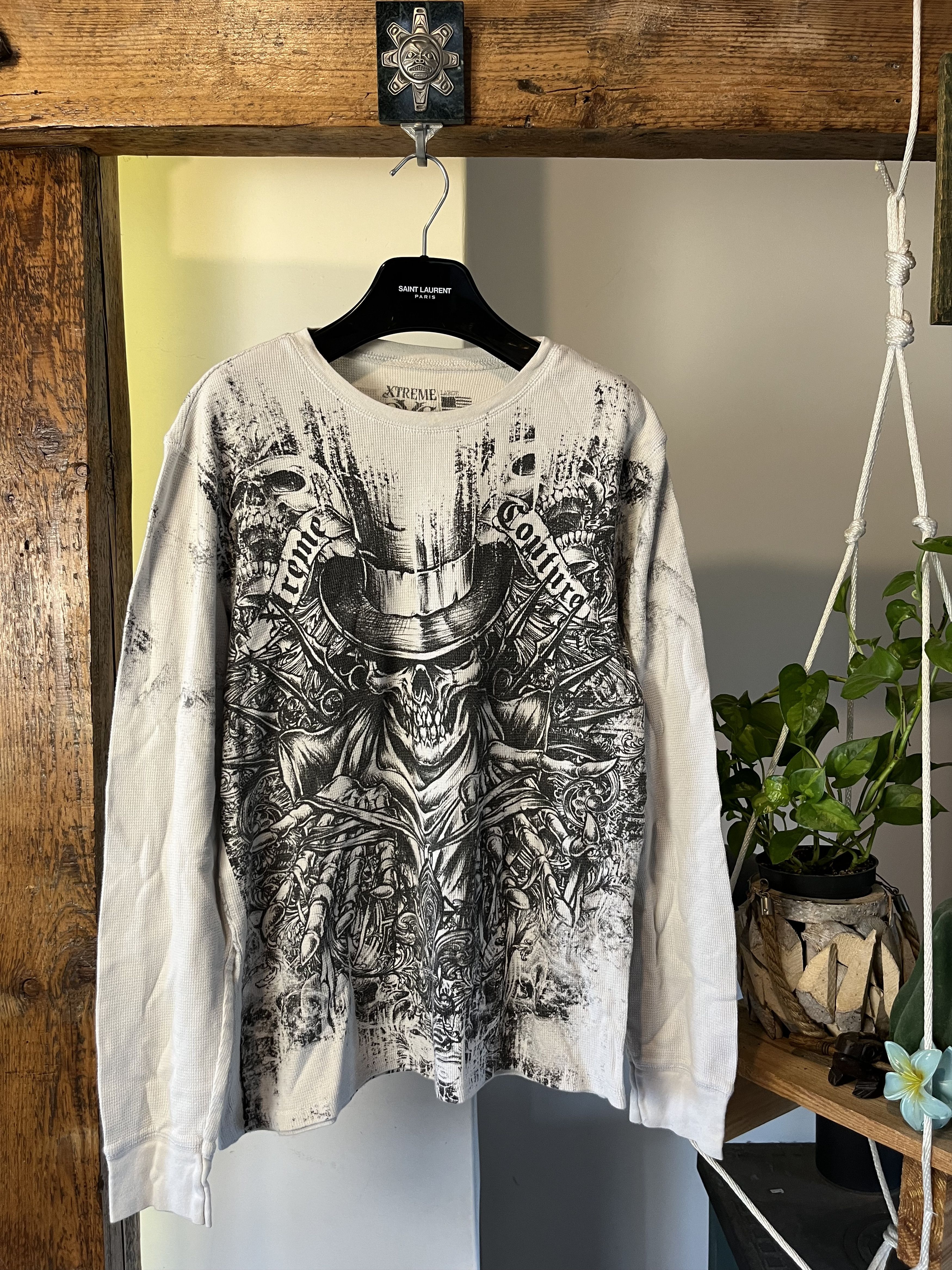 Affliction × Vintage Vintage y2k Tribal Tattoo Affiction Opium Style Size US L / EU 52-54 / 3 - 1 Thumbnail