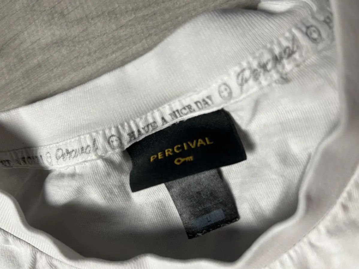 Percival Percival Tshirt logo size Large Size US L / EU 52-54 / 3 - 4 Thumbnail