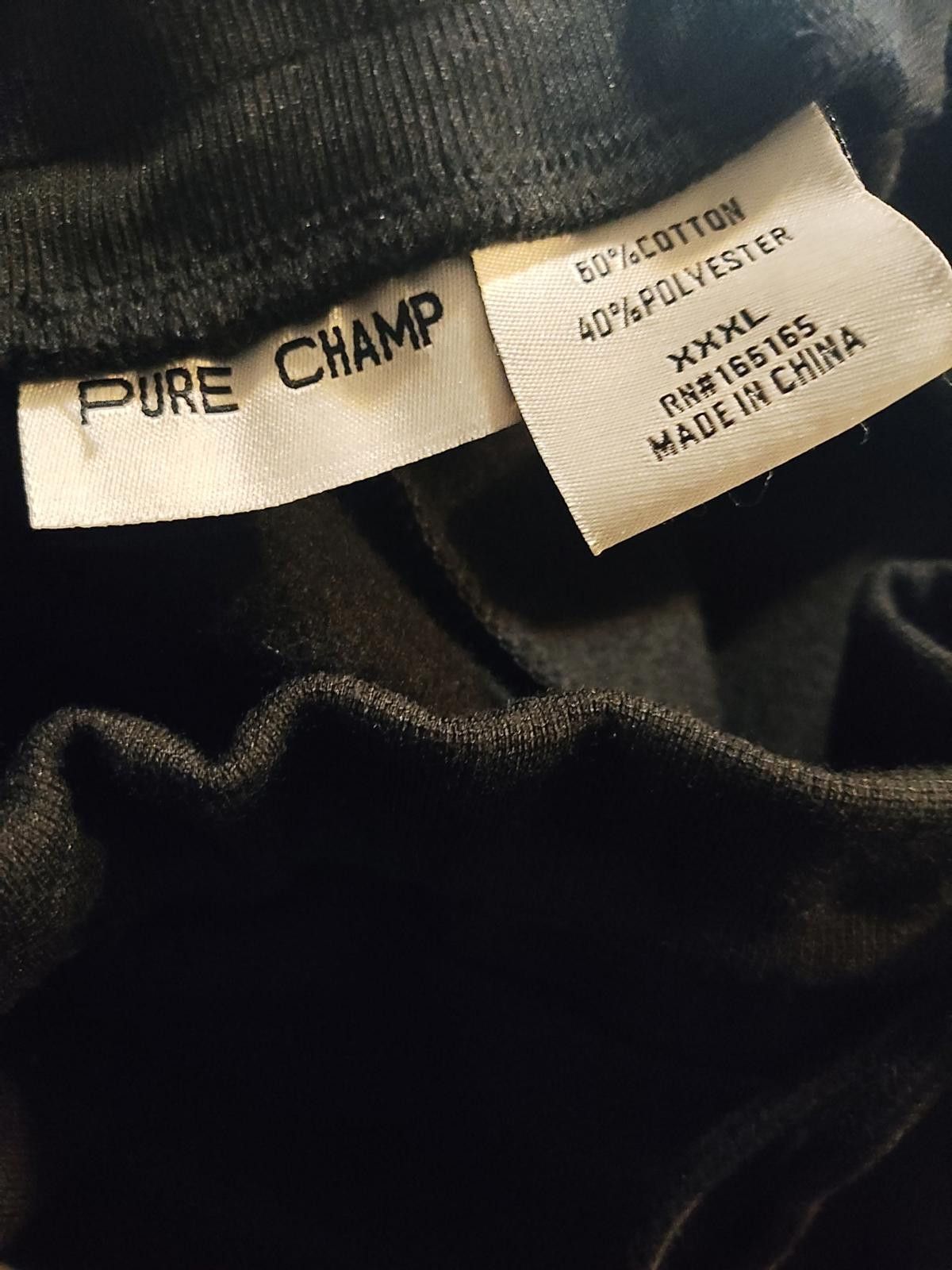 Other Pure Champ Men's Black Sweatpants with Drawstring Waist Size US 44 / EU 60 - 7 Thumbnail
