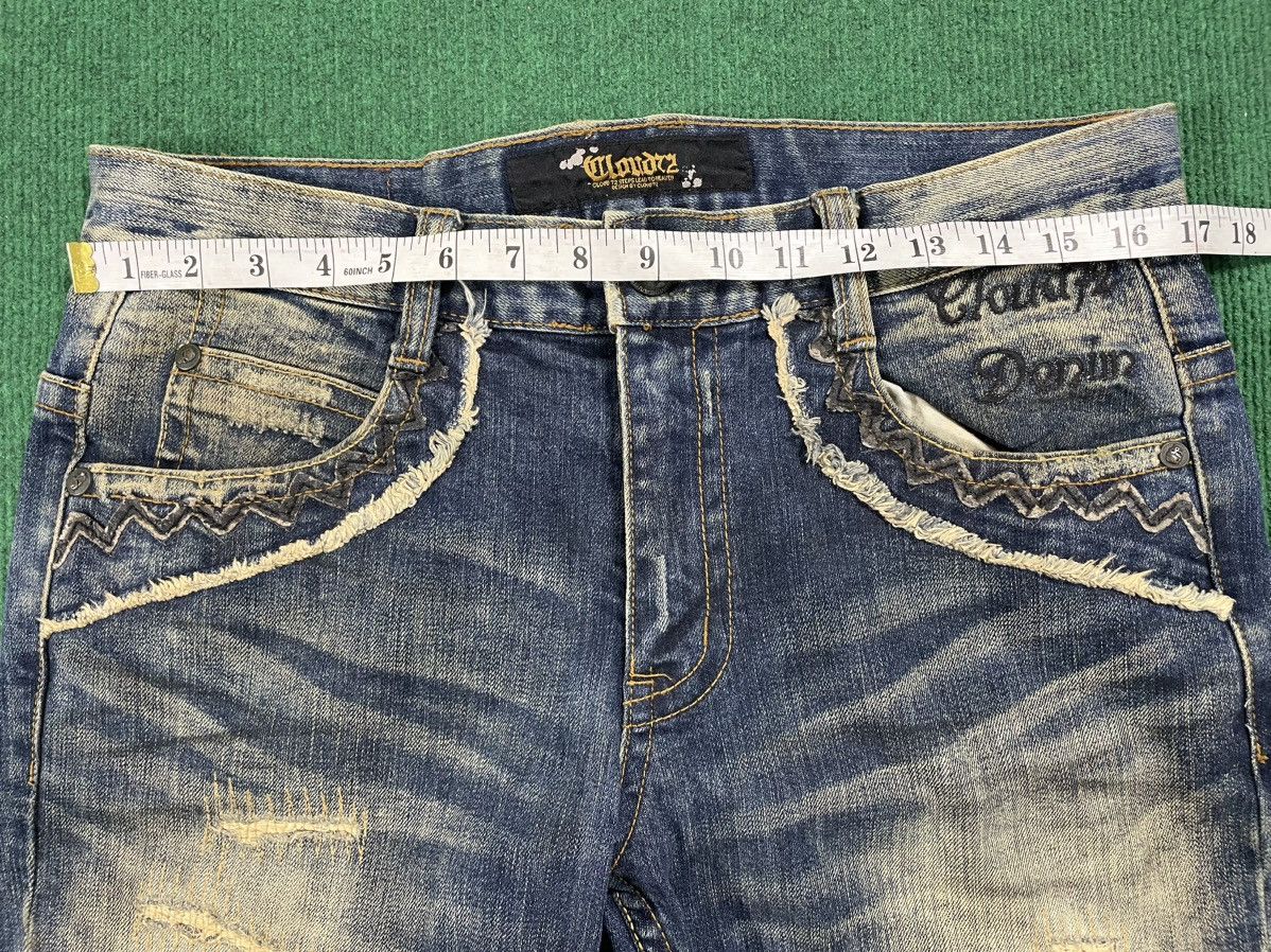 If Six Was Nine Distressed Cloud 72 Arts Jeans Size US 34 / EU 50 - 13 Thumbnail