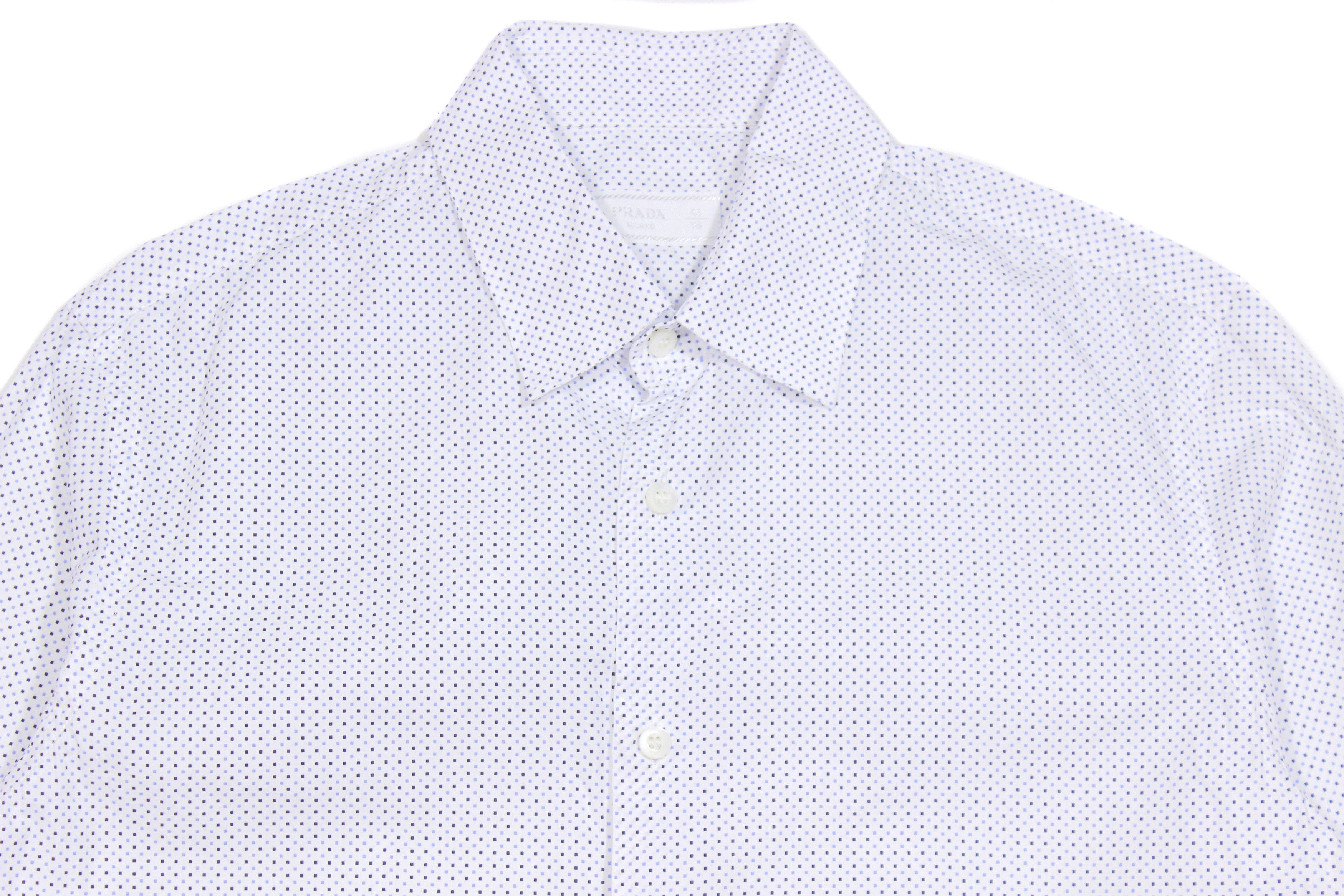 Prada SS2012 Squares Monogram Dress Shirt Size US M / EU 48-50 / 2 - 3 Thumbnail