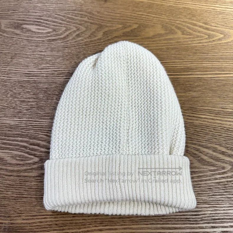 Chanel Chanel Slogan embroidery sequin cashmere fleece hat Size ONE SIZE - 2 Thumbnail
