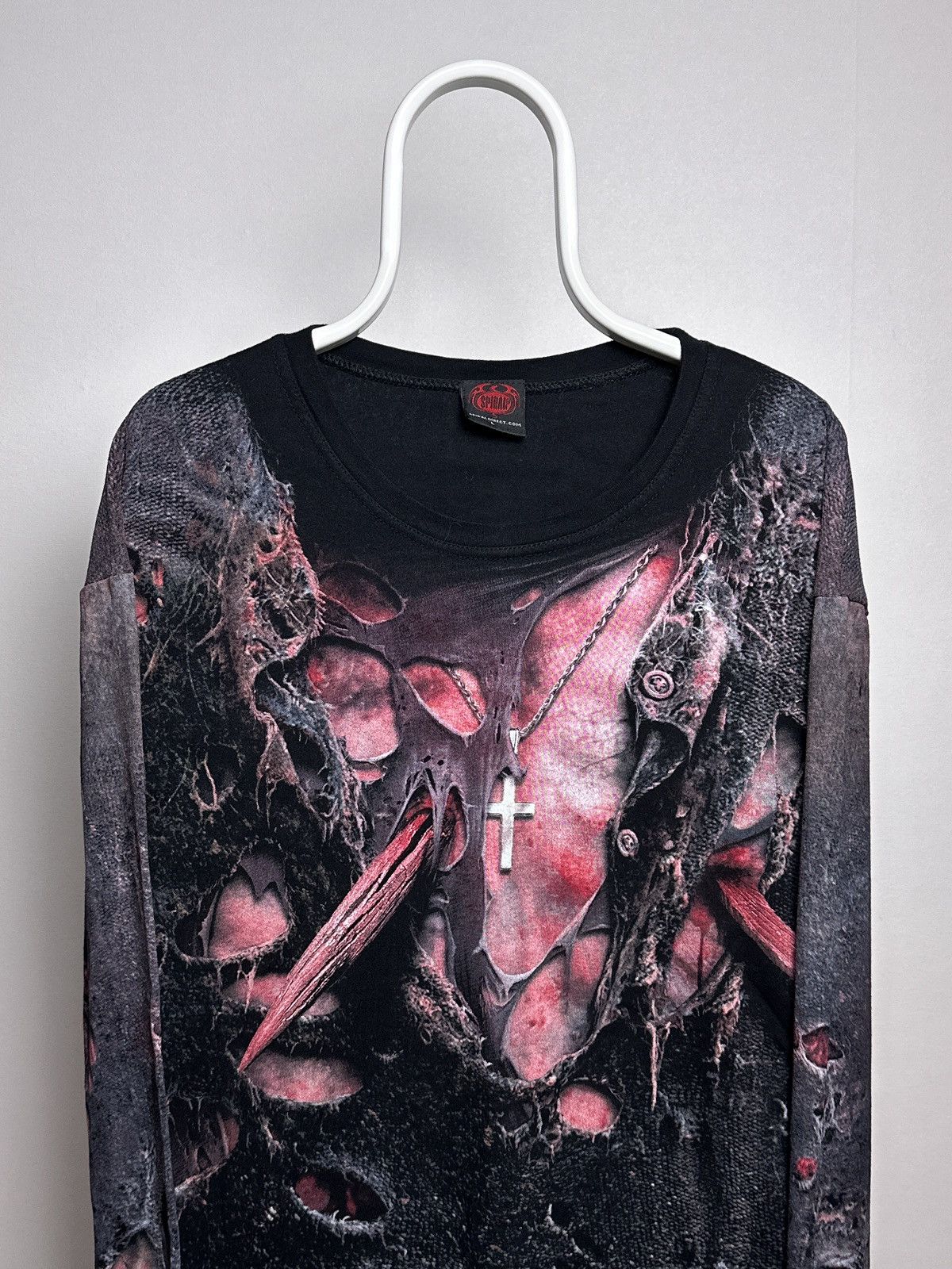 Vintage Vintage Spiral Long Sleeve Opium Punk Rock Horror Style Size US L / EU 52-54 / 3 - 2 Thumbnail
