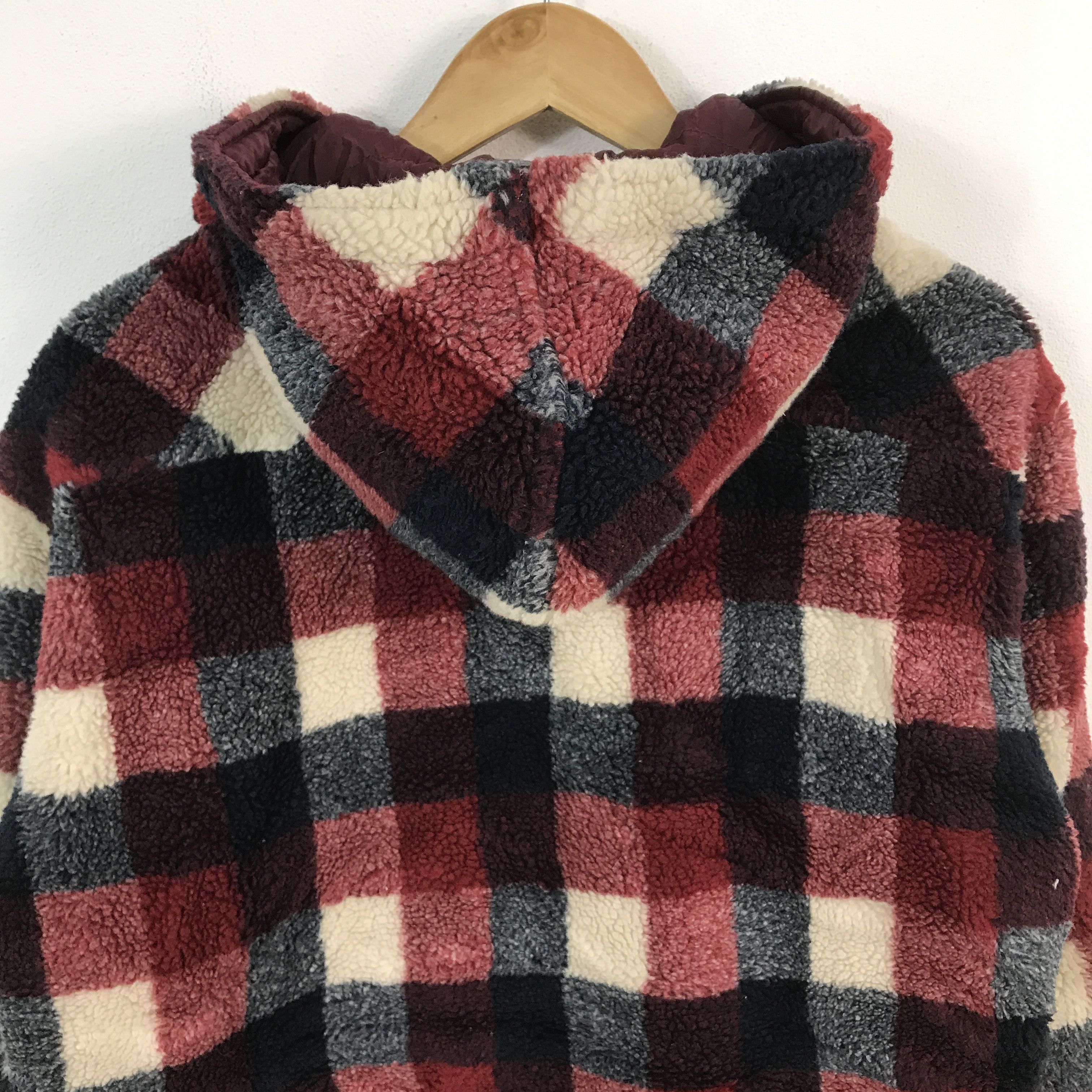 Japanese Brand drug store's multi pocket Japan Sherpa button up jacket Size US L / EU 52-54 / 3 - 4 Thumbnail