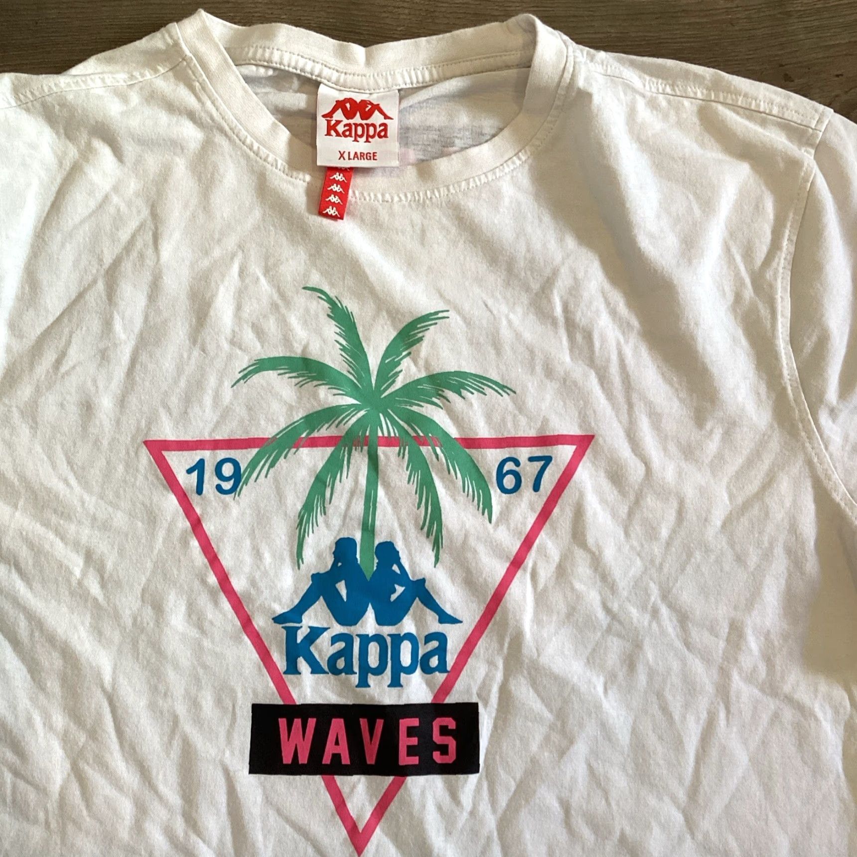 Kappa Kappa Authentic Oracabessa Waves Mens XL T-shirt Size US XL / EU 56 / 4 - 3 Thumbnail
