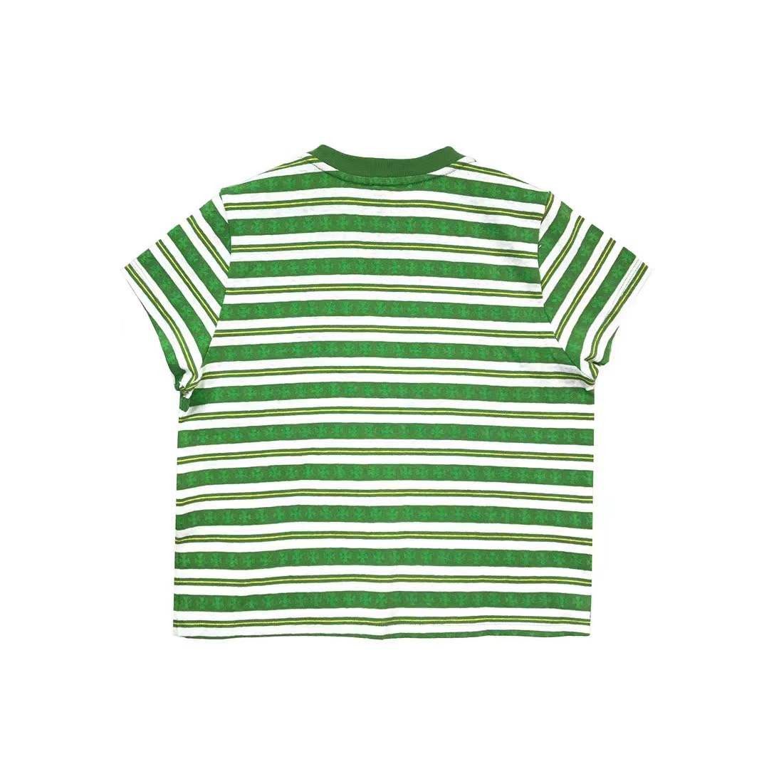 Chrome Hearts Chrome Hearts Green Stripe Logo Men's Tee Size US M / EU 48-50 / 2 - 2 Thumbnail