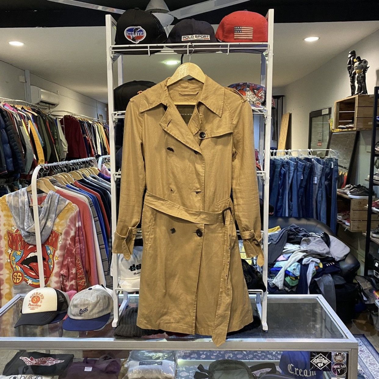 Mackintosh Mackintosh rain mustard brown mac coat trench Size US S / EU 44-46 / 1 - 1 Thumbnail