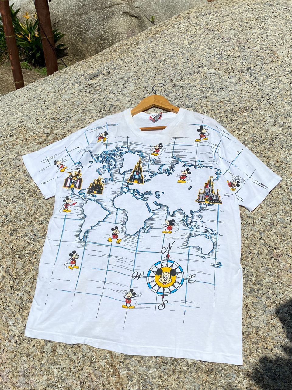 Disney × Vintage Vintage Disney Mickey Alloverprint Shirt Size US XL / EU 56 / 4 - 3 Thumbnail