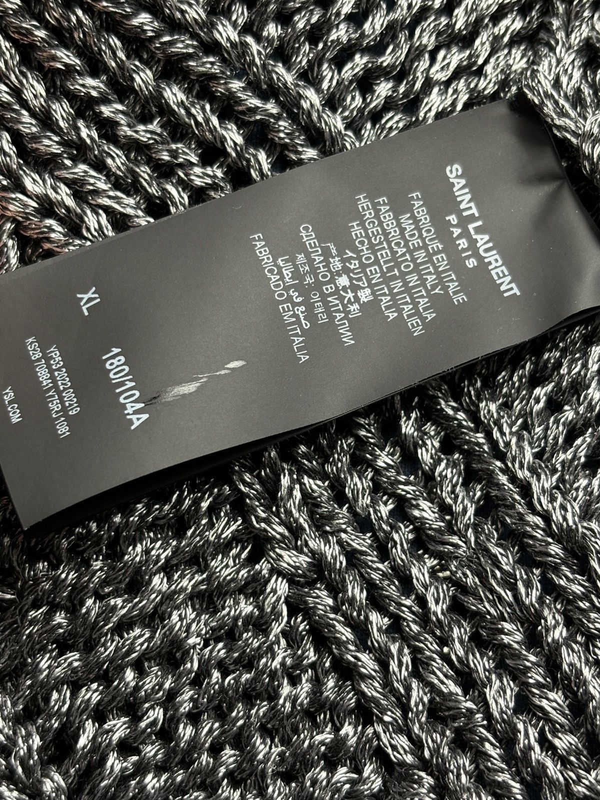 Saint Laurent Paris Saint Laurent Armour Cardigan Size US L / EU 52-54 / 3 - 3 Thumbnail