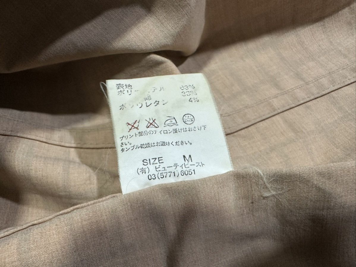 20471120 × Beauty Beast 🔥Rare Archived Vintage Beauty Beast Shirt Waxed Grid Pattern Size US M / EU 48-50 / 2 - 9 Thumbnail