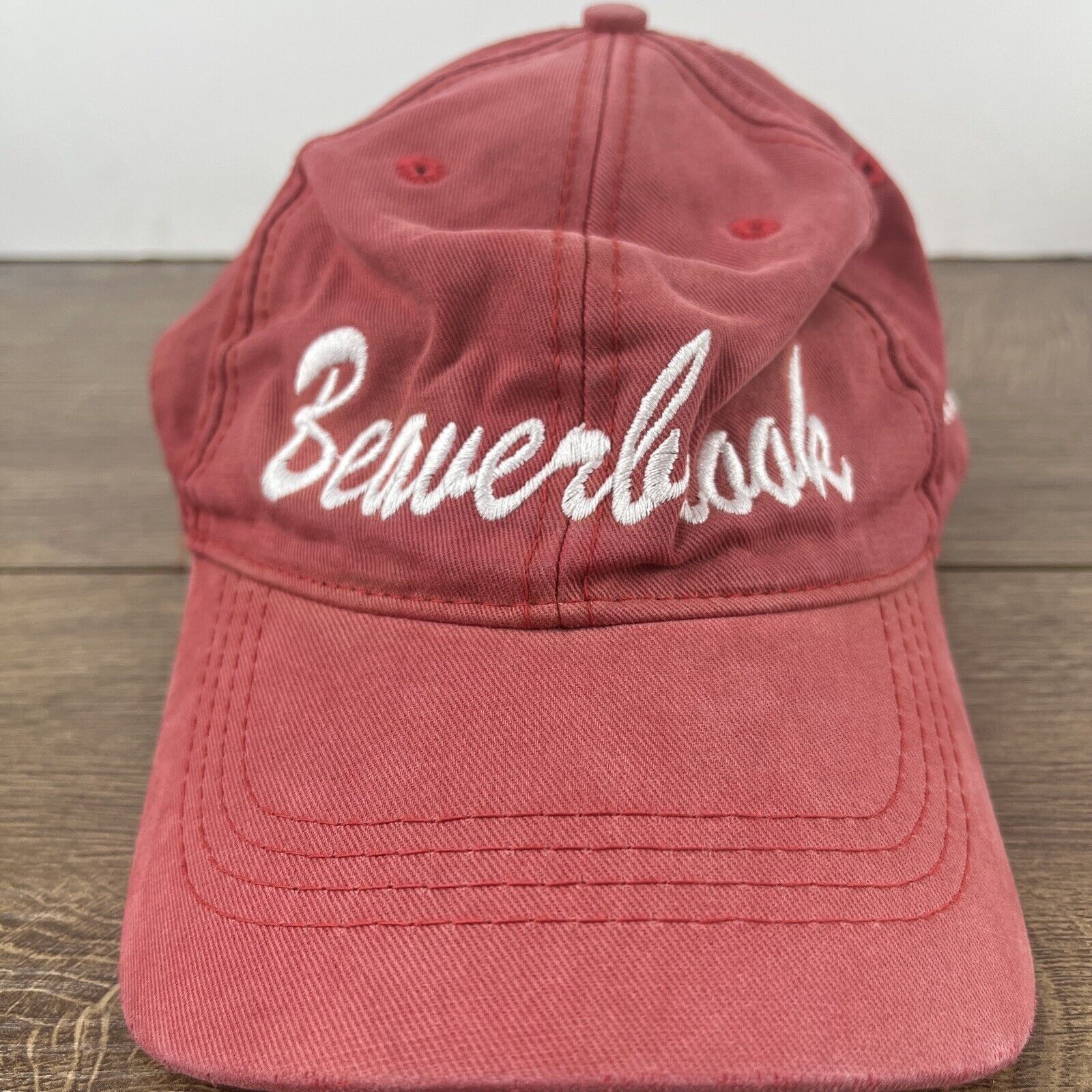 Other Beauerbrook Hat Red Hat Adjustable Adult Size Hat Cap Size ONE SIZE - 4 Thumbnail