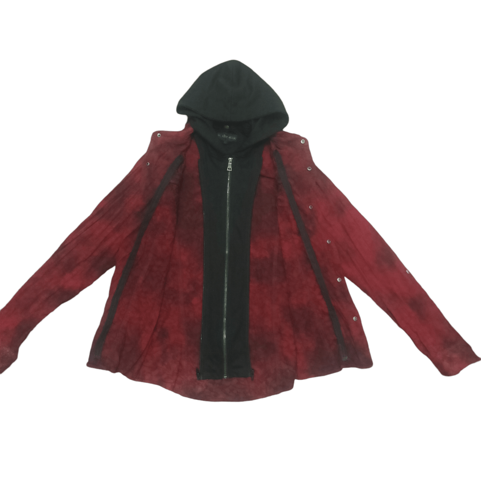 In The Attic 🔥Rare in the attic Double Layer Shirt Hood Goth Punk Size US M / EU 48-50 / 2 - 8 Thumbnail