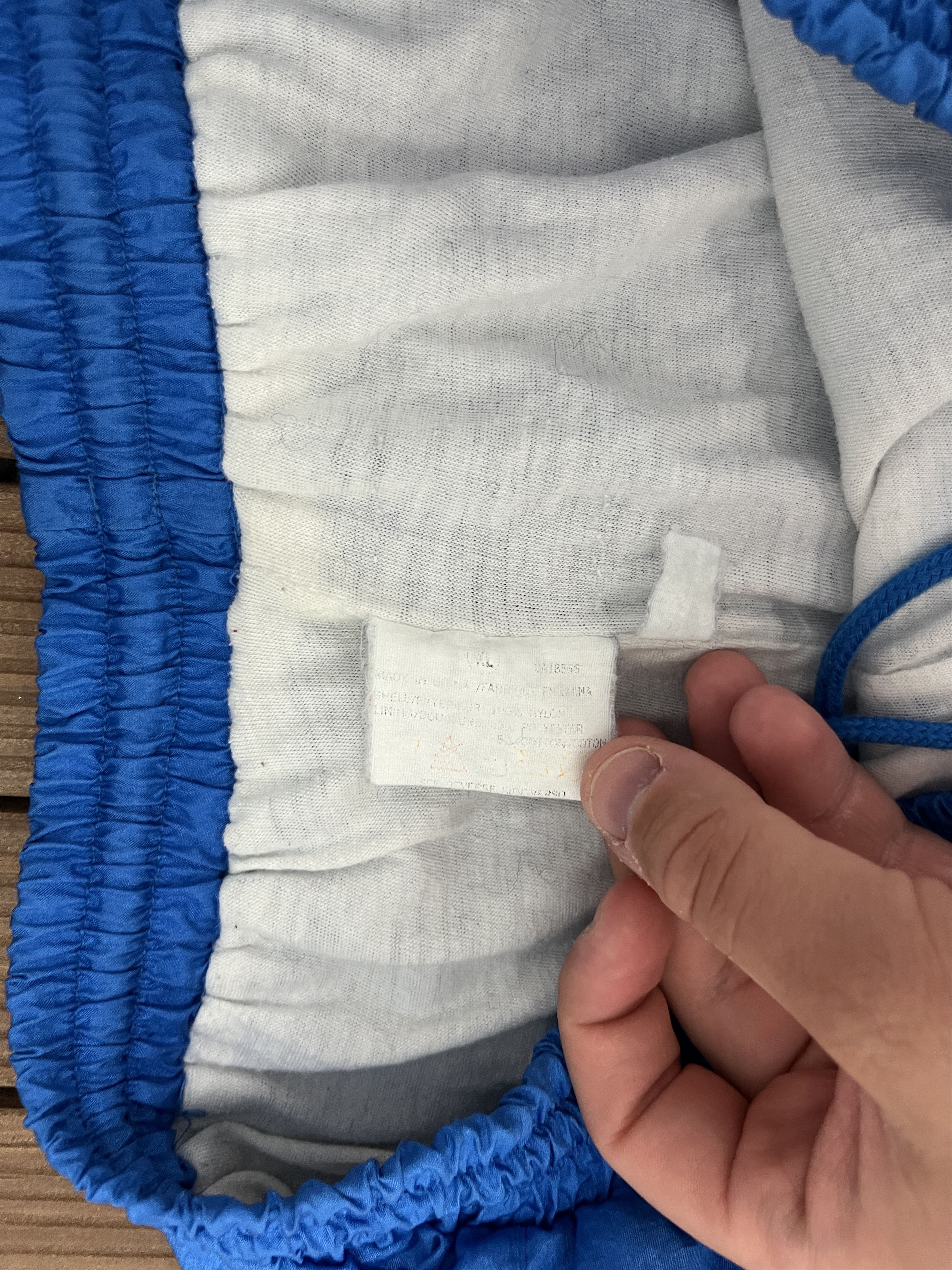 Vintage Plain Blue Vintage Lined Track Pants Size US 30 / EU 46 - 5 Thumbnail
