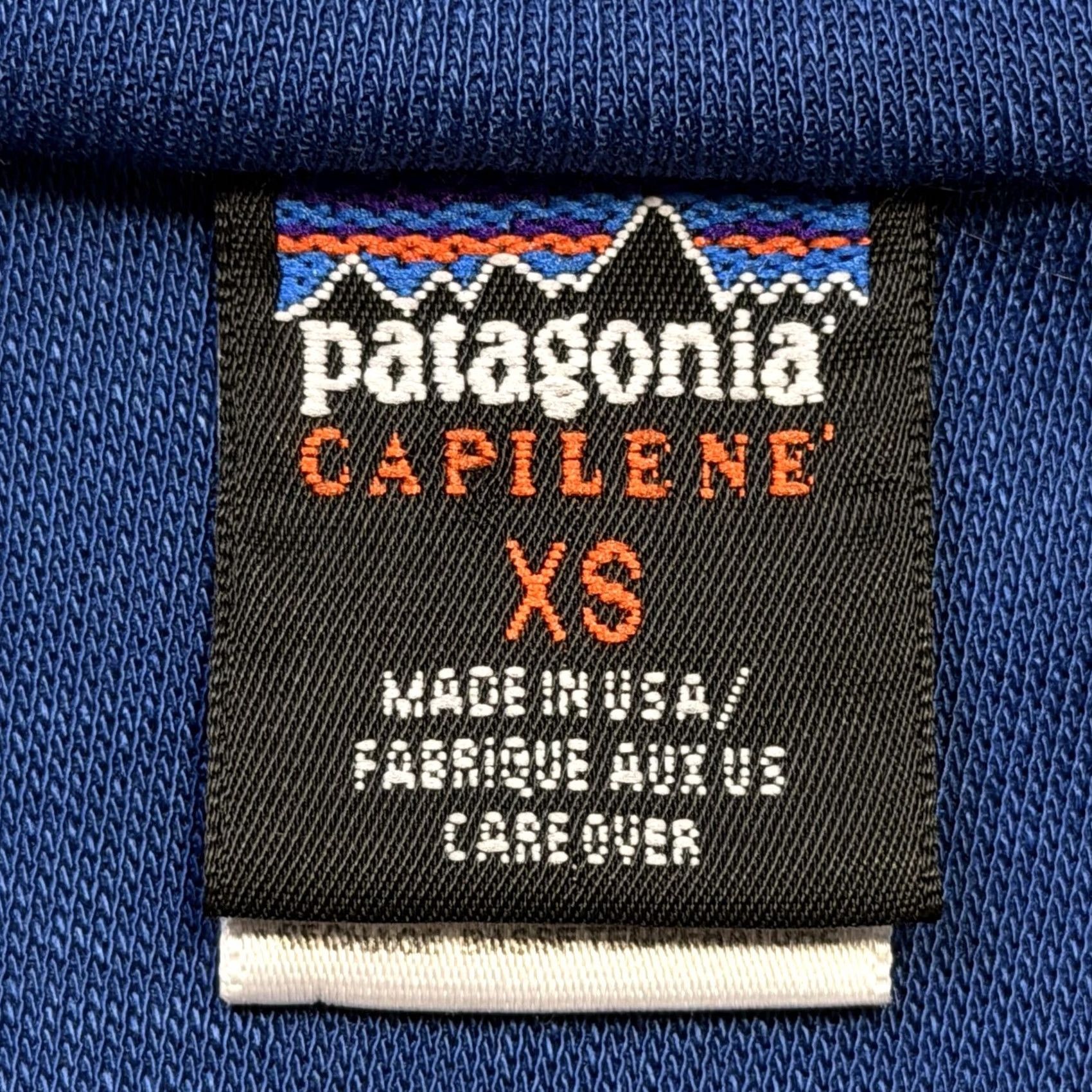 Patagonia Patagonia Capilene Pullover Womens XS Blue 1/4 Zip Lightweight Base Layer Shirt Size XS / US 0-2 / IT 36-38 - 4 Thumbnail