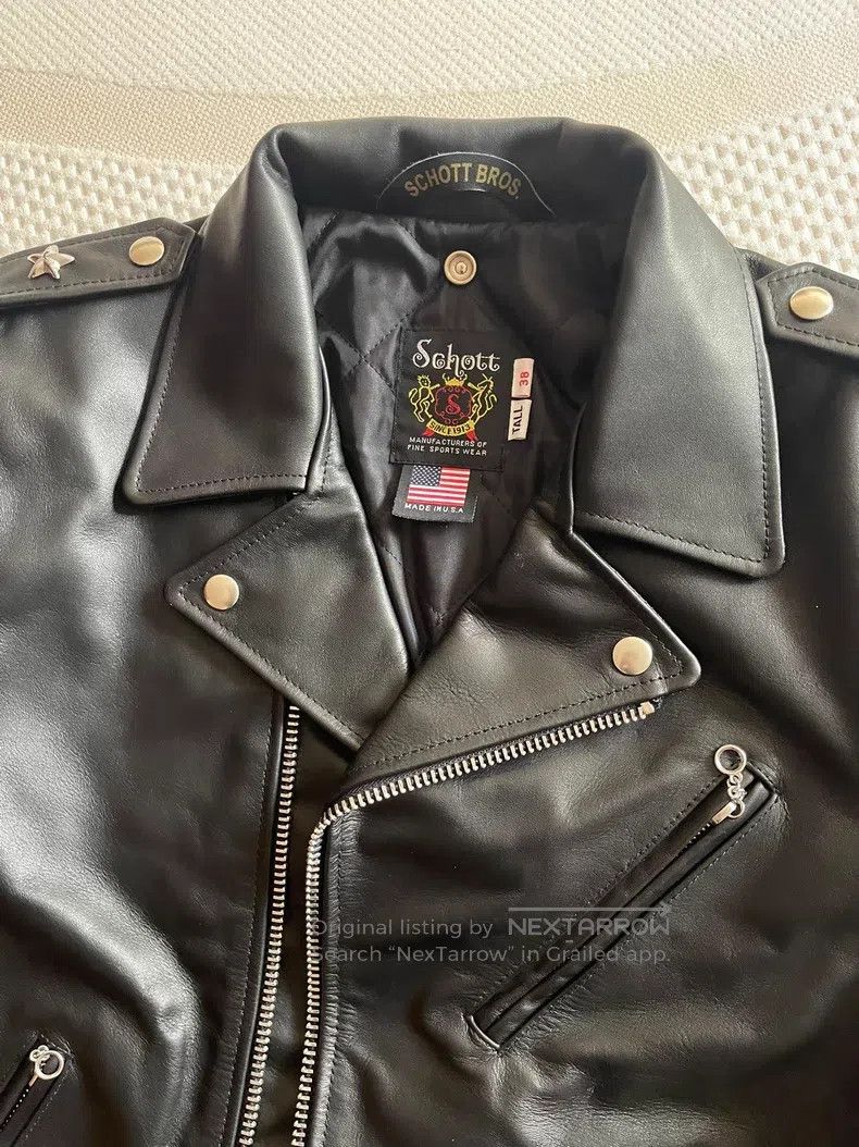 Schott Schott 613 locomotive leather jacket Size US XS / EU 42 / 0 - 4 Thumbnail
