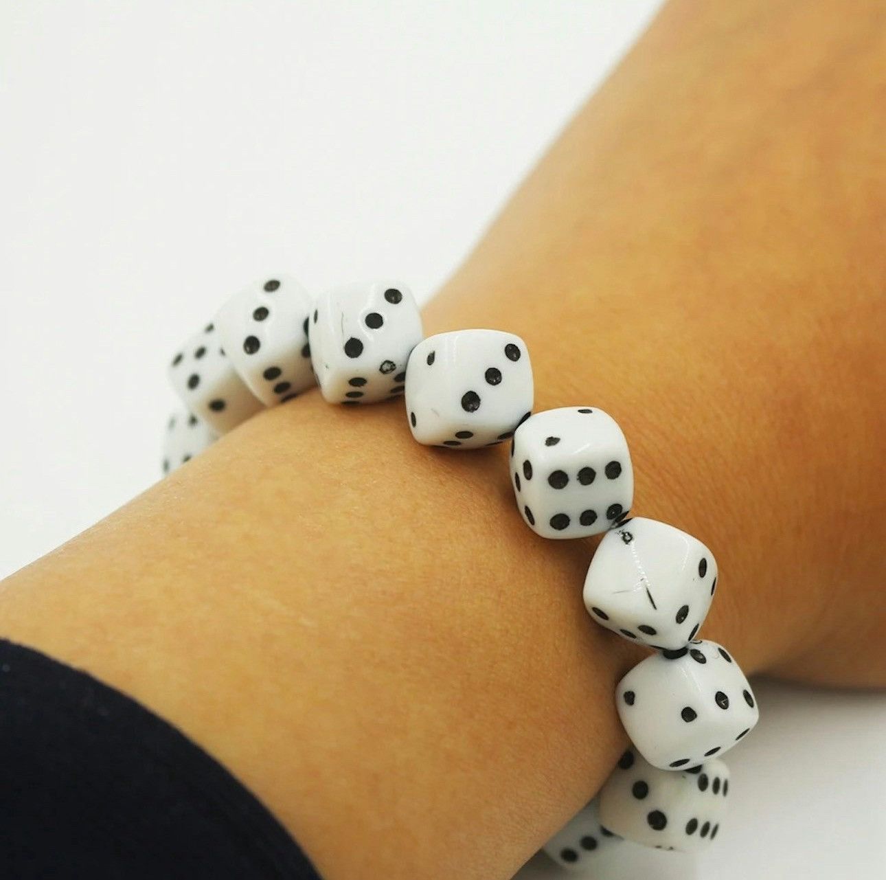 Jewelry × Vintage Elastic Dice Bracelet Size ONE SIZE - 1 Thumbnail