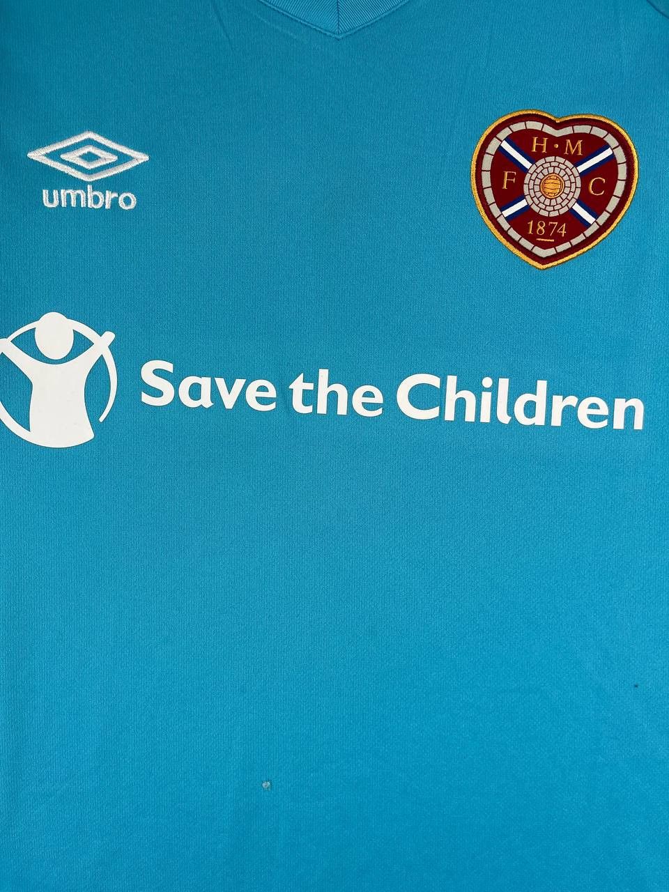 Umbro Hearts 2020 2021 Turquoise Away Shirt Umbro Football Size L Size US L / EU 52-54 / 3 - 2 Thumbnail