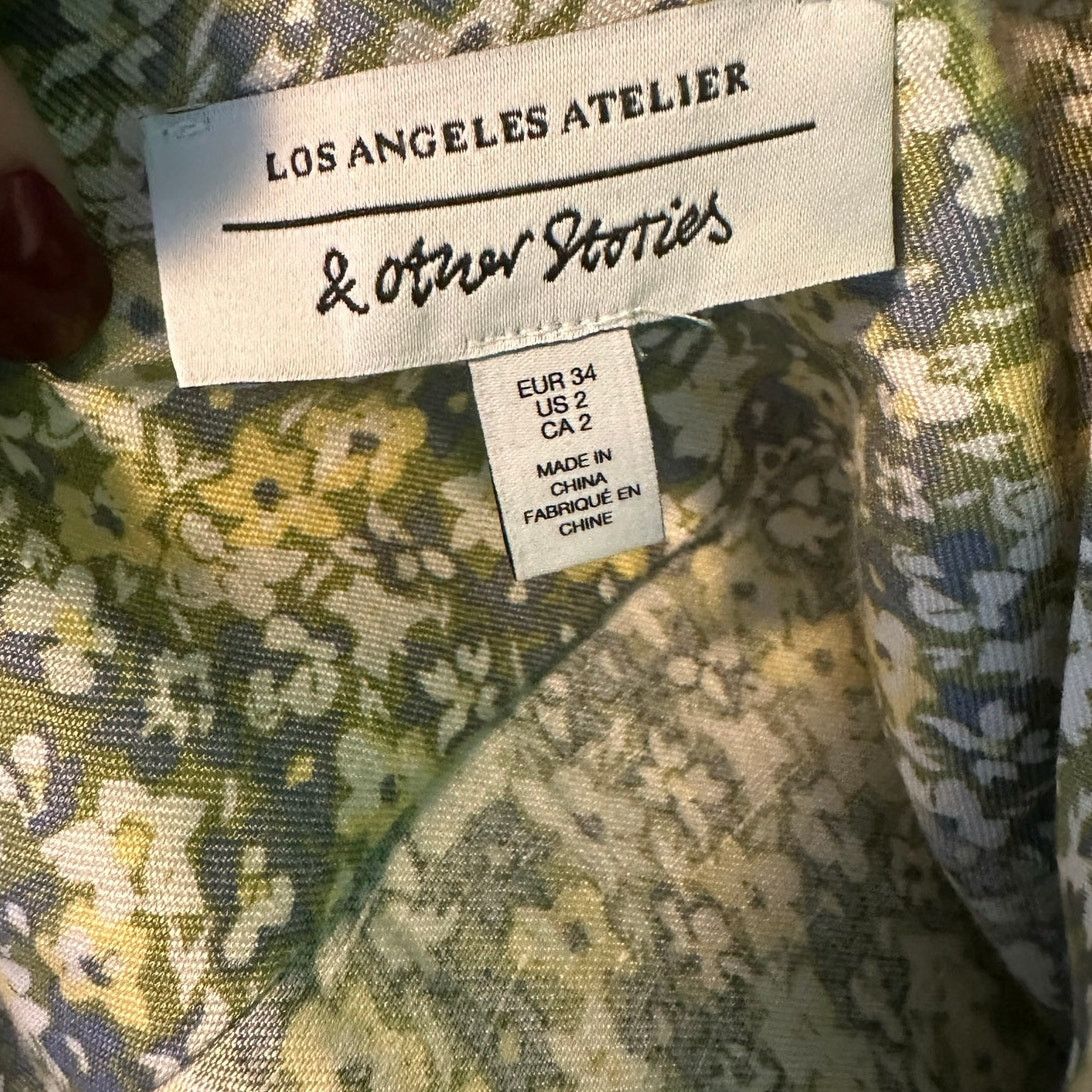 & Other Stories & Other Stories short sleeves wrap midi dress size 2 Size XS / US 0-2 / IT 36-38 - 3 Thumbnail