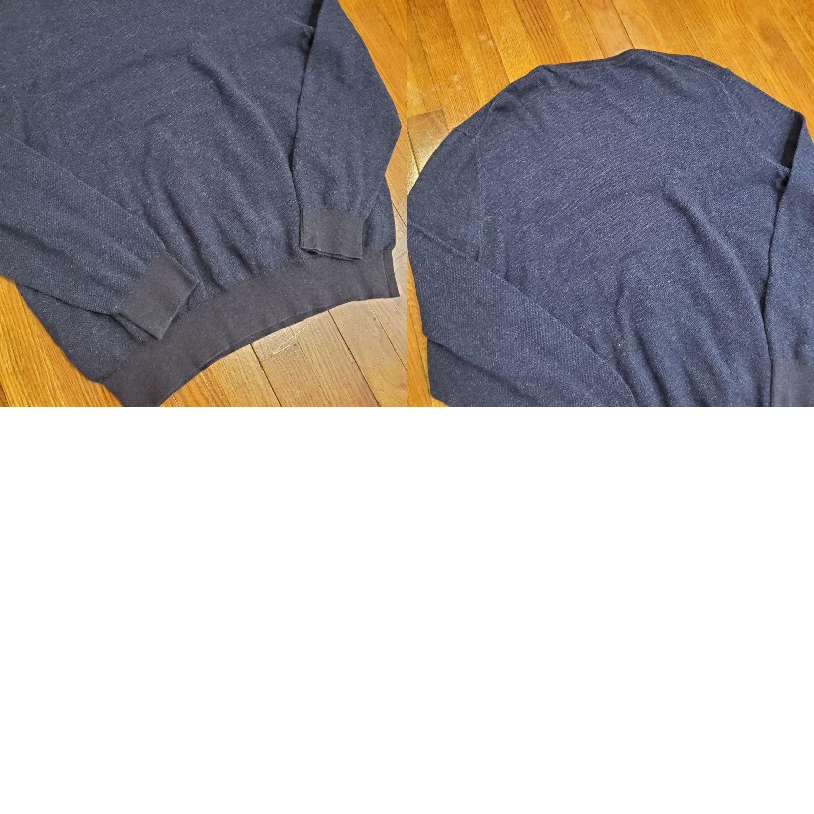 Polo Ralph Lauren Polo Ralph Lauren Sweater Mens 2XL Navy Blue Crewneck Pullover Cotton Knit Solid Size US XXL / EU 58 / 5 - 9 Thumbnail