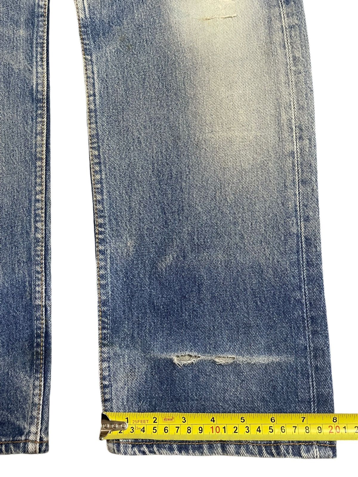 Levi's Vintage 90s Levis 501 Blue Faded Wash Distressed Style Jeans Size US 32 / EU 48 - 17 Thumbnail