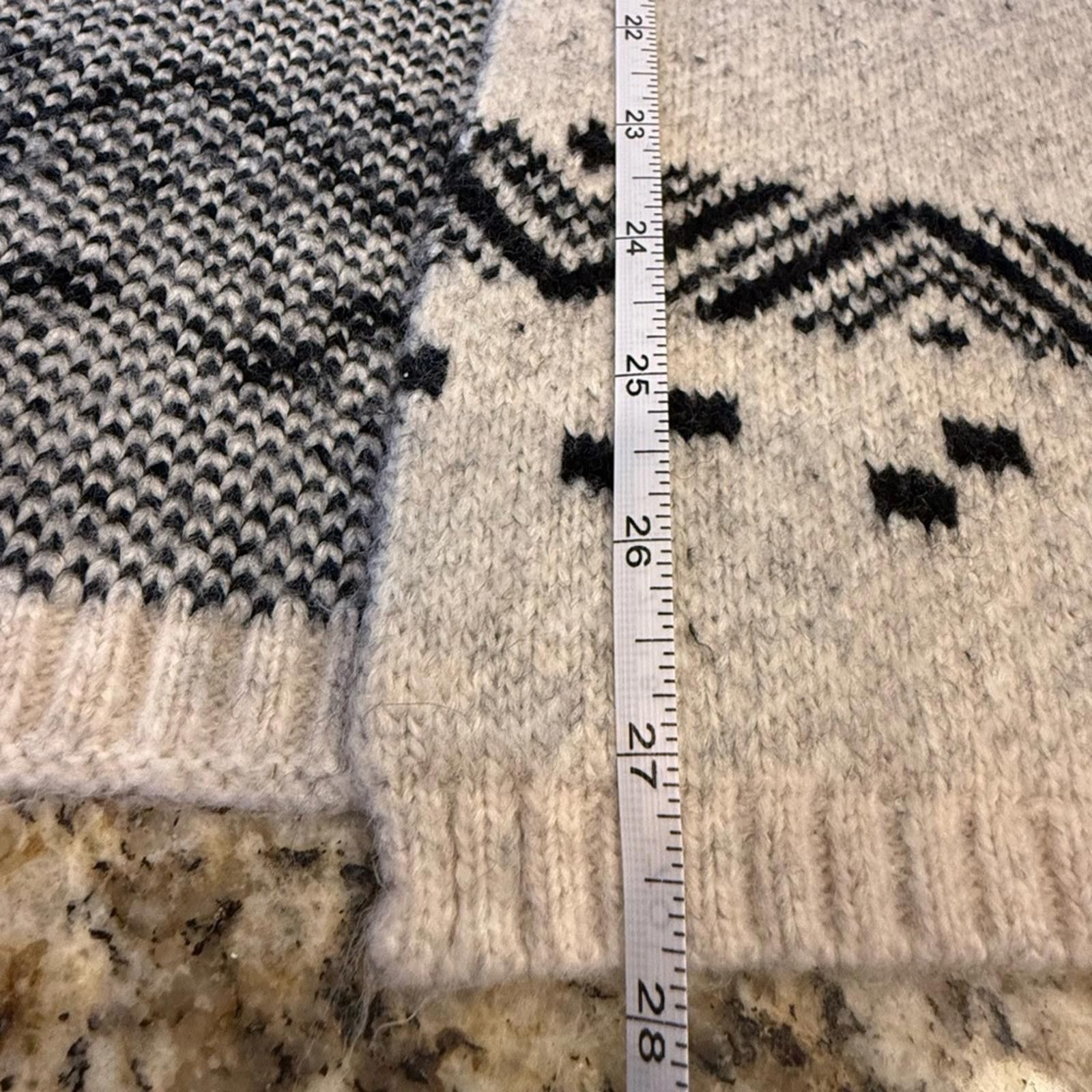 Other Loft knit poncho cape shawl black gray western Aztec SZ XS/S Size M / US 6-8 / IT 42-44 - 6 Thumbnail