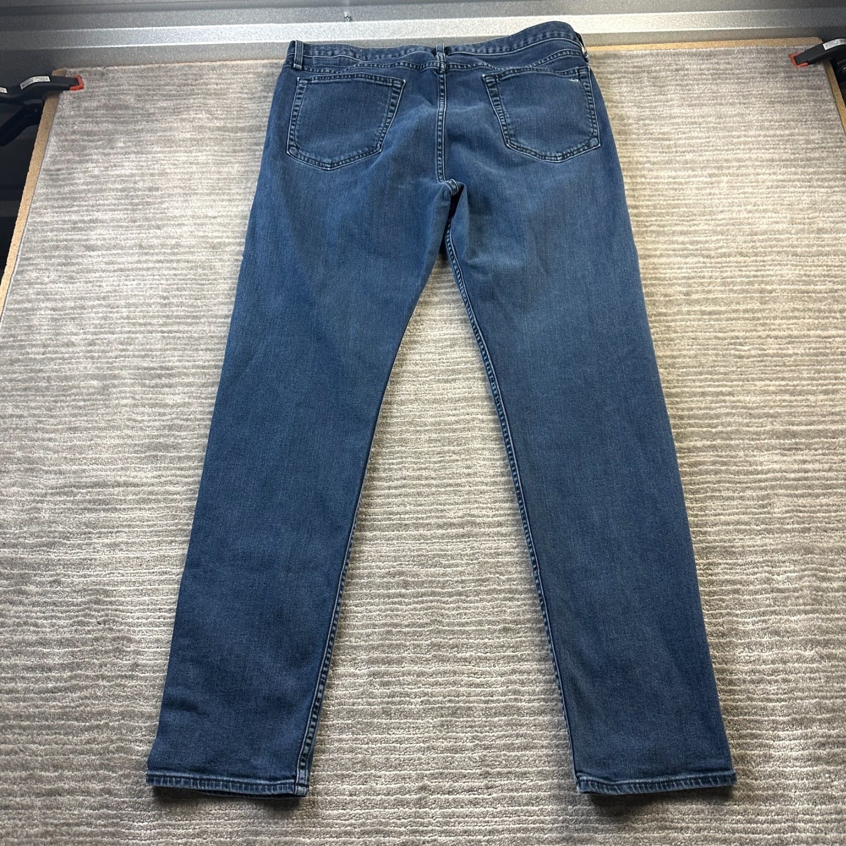 Rag & Bone Rag & Bone Jeans Slim 36x32 Men Blue Denim Pants 5-Pocket Straight Rise Mid Vintage No Size US 36 / EU 52 - 2 Thumbnail