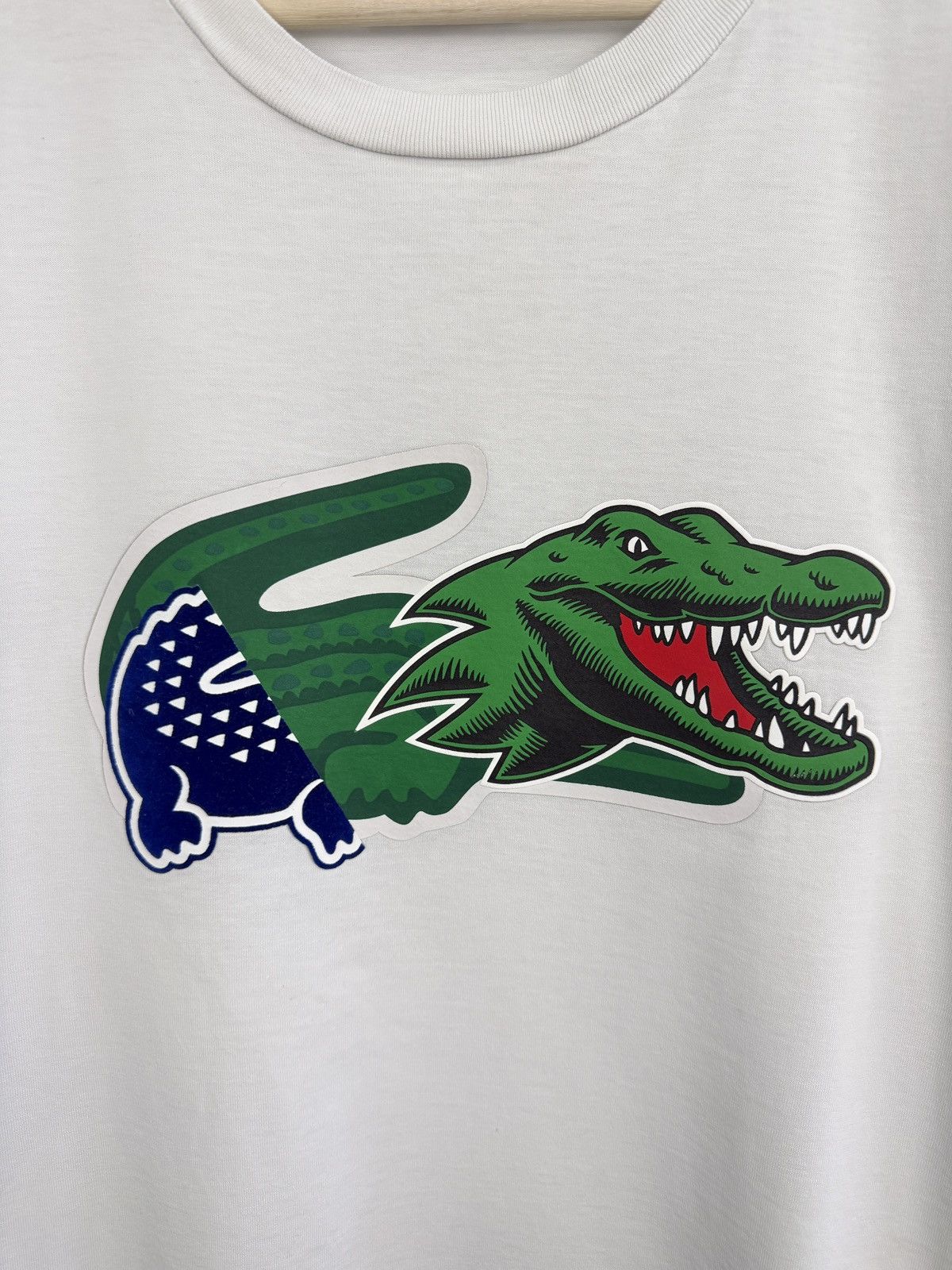 Lacoste 🇫🇷 Lacoste Relaxed Fit T-Shirt Made in France Rare Size US L / EU 52-54 / 3 - 9 Thumbnail