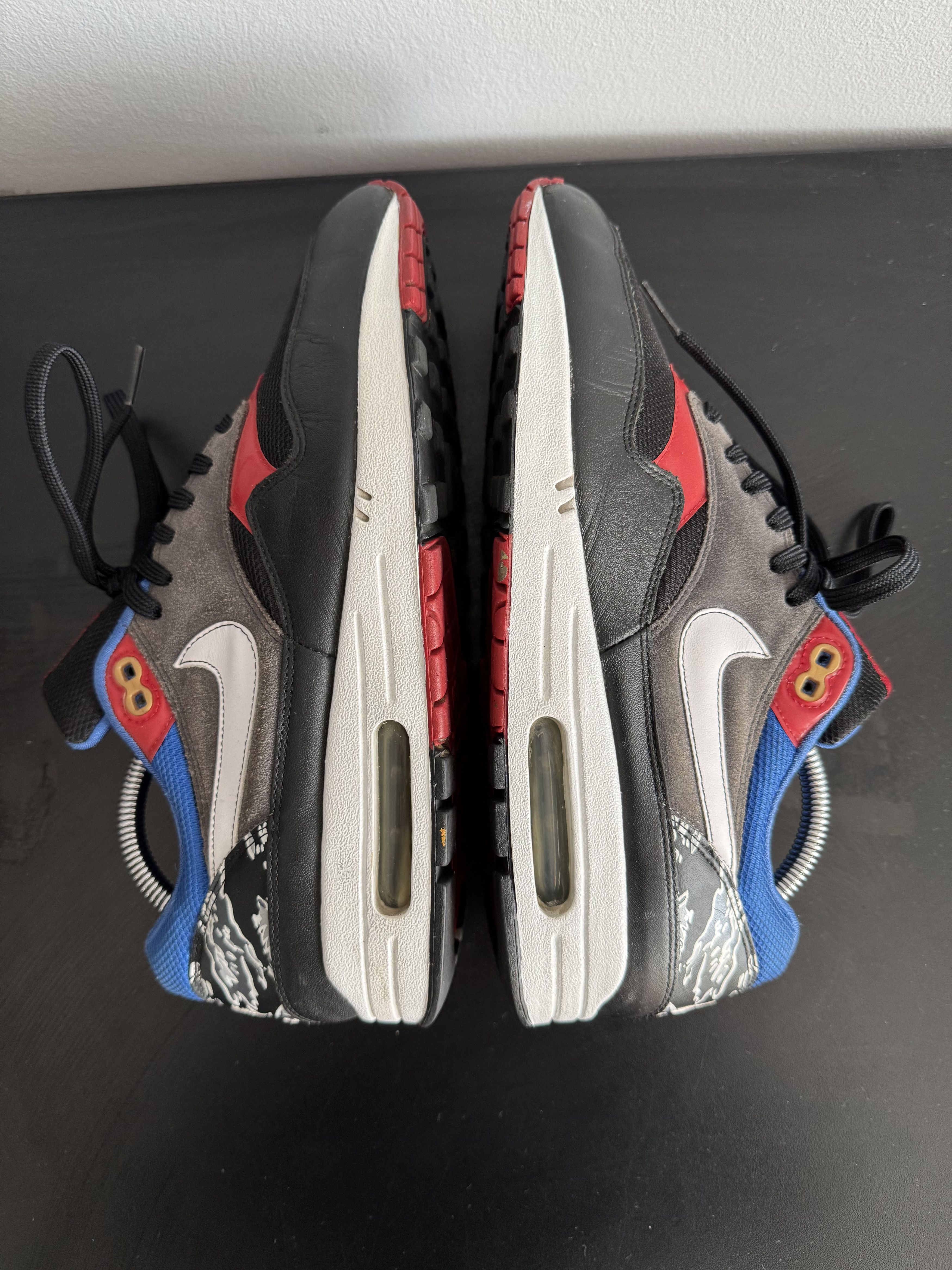 Nike 2007 Nike Air Max 1 Friendly Football Pack Black atmos patta Size US 9 / EU 42 - 5 Thumbnail