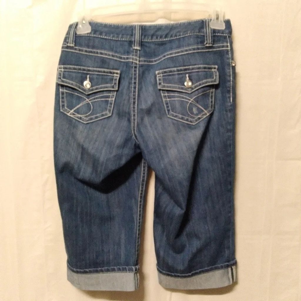 I.N.C INC International Concept Denim Jeans Bermuda Shorts Size 6 Size 28" / US 6 / IT 42 - 4 Thumbnail