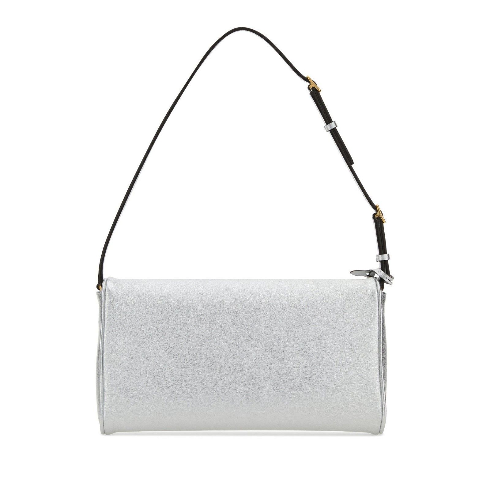 Valentino VALENTINO GARAVANI DeVain Silver Leather Shoulder Bag New Size ONE SIZE - 3 Thumbnail