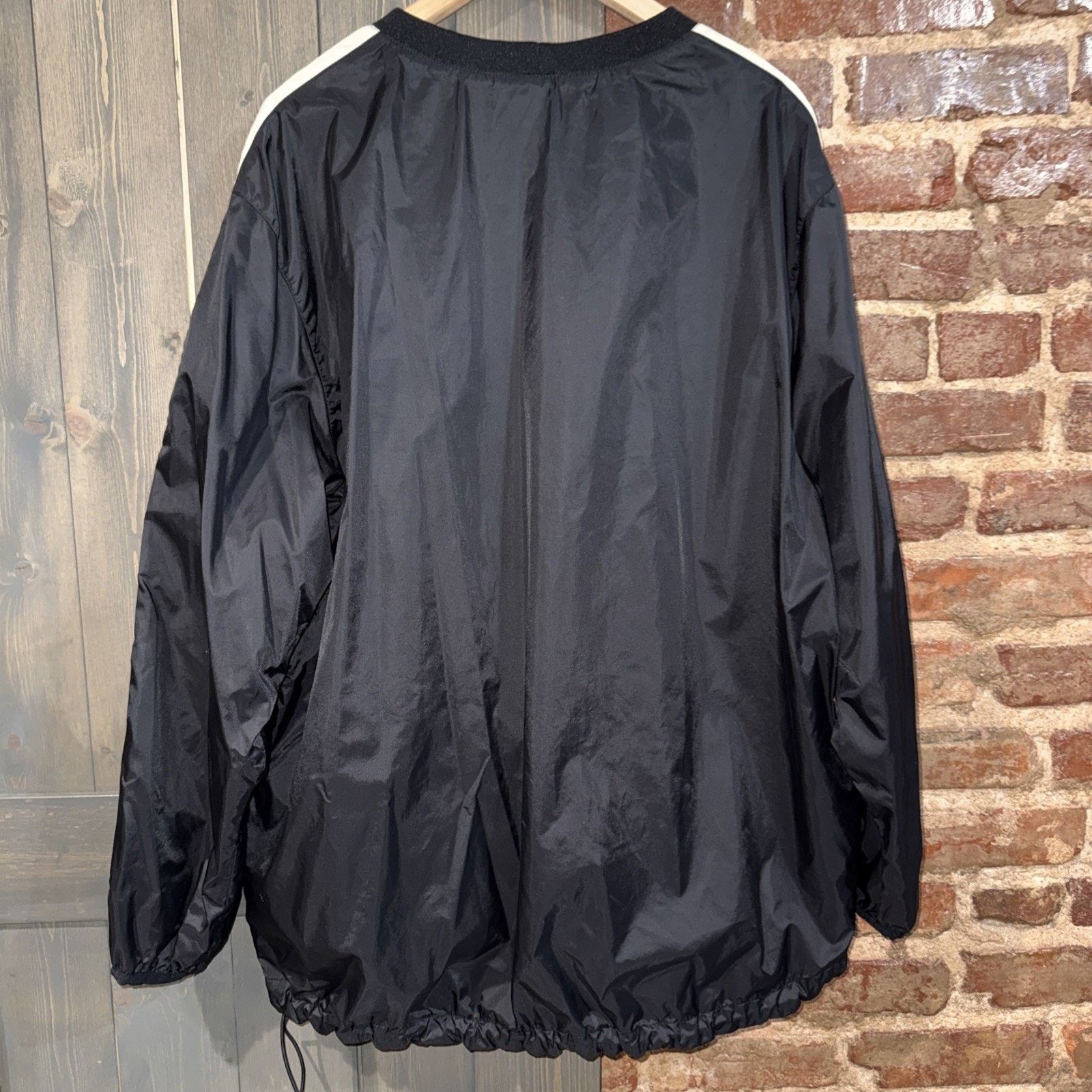 Nike 90s Nike Center Swoosh Windbreaker Sz L Nylon Cinch Hem Size US L / EU 52-54 / 3 - 4 Thumbnail
