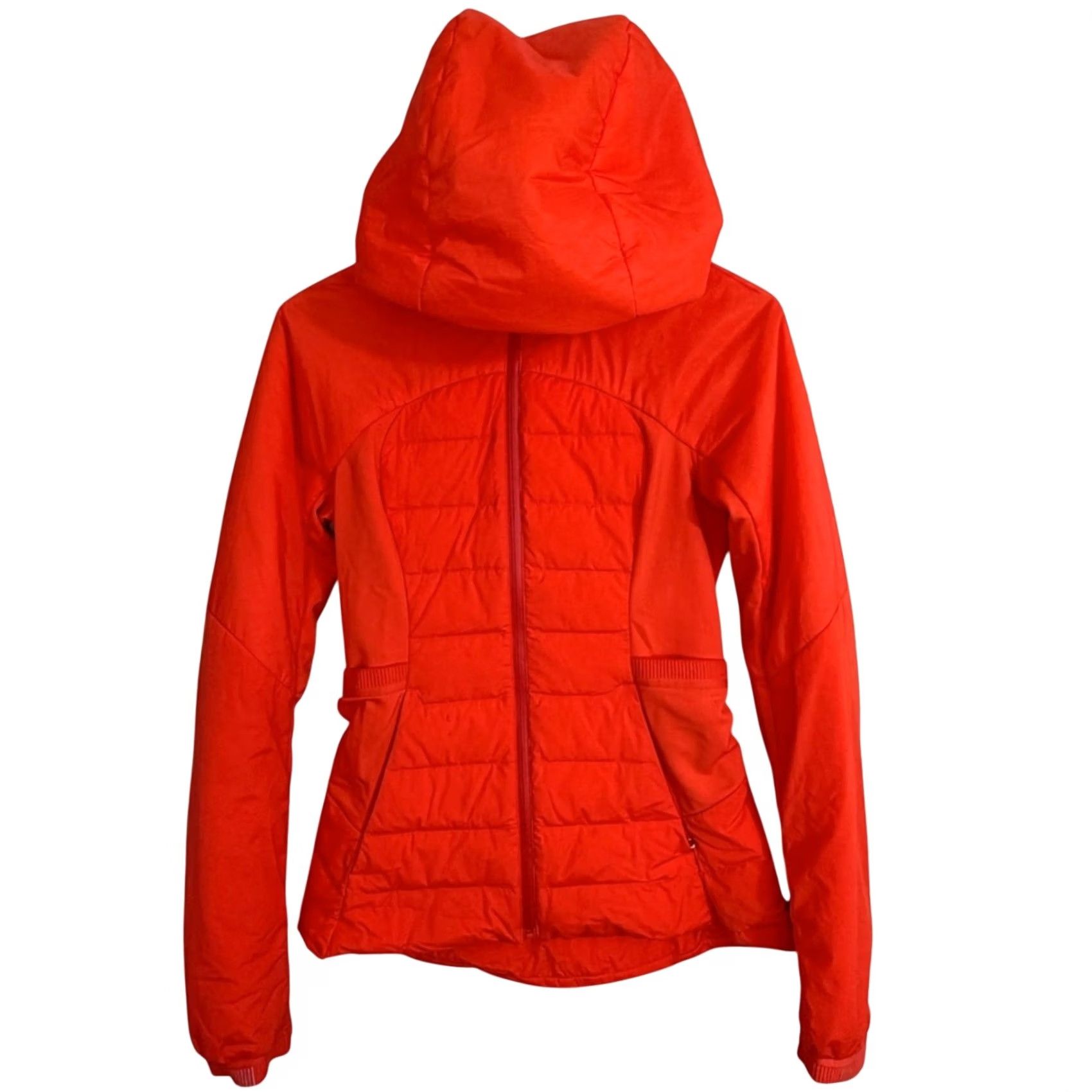Lululemon Lululemon Down for It All Goose Puffer Jacket Size 4 Atomic Orange Women Jacket Puffer Size S / US 4 / IT 40 - 3 Thumbnail
