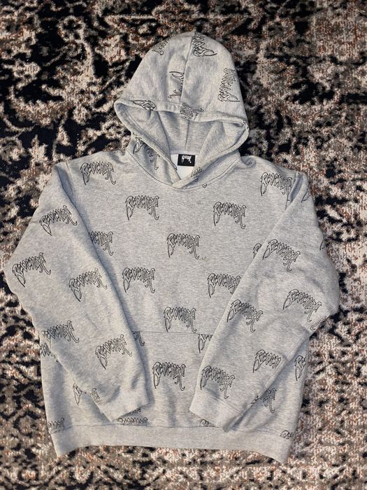 Grey 2024 revenge hoodie