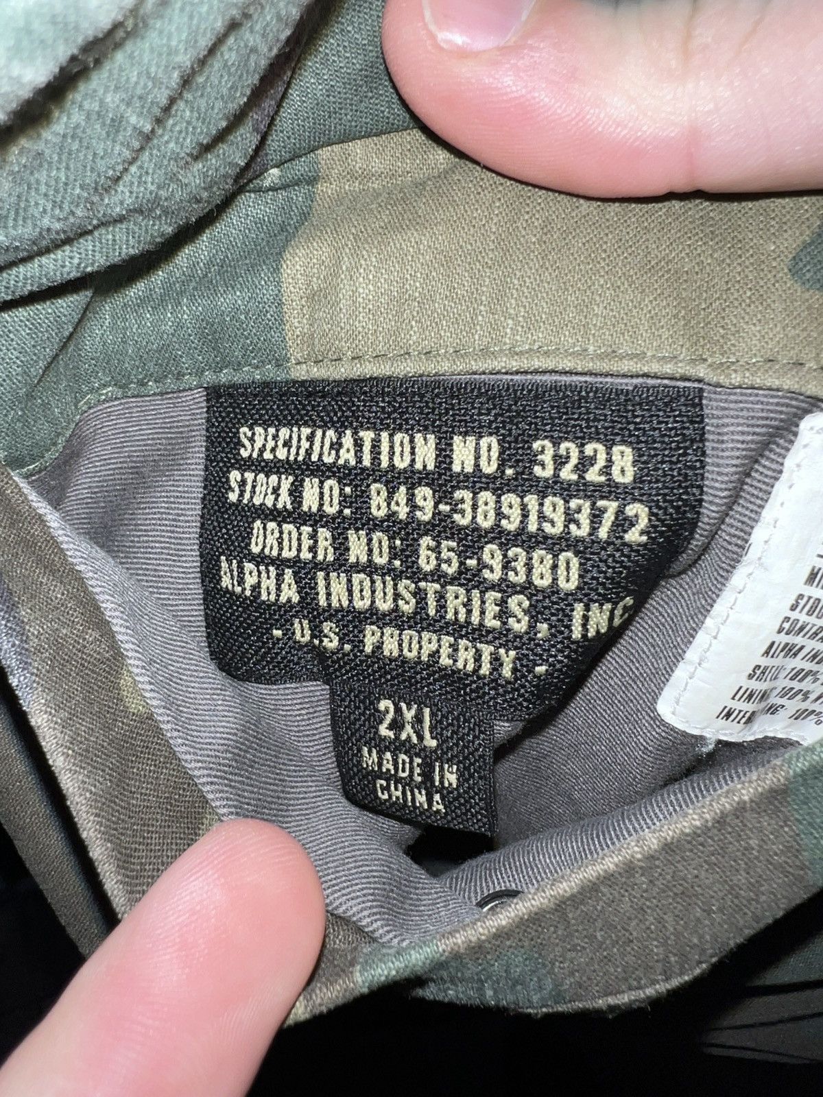 Anti Social Social Club ASSC X Alpha Industries Camo Bomber Jacket Size US XXL / EU 58 / 5 - 9 Thumbnail