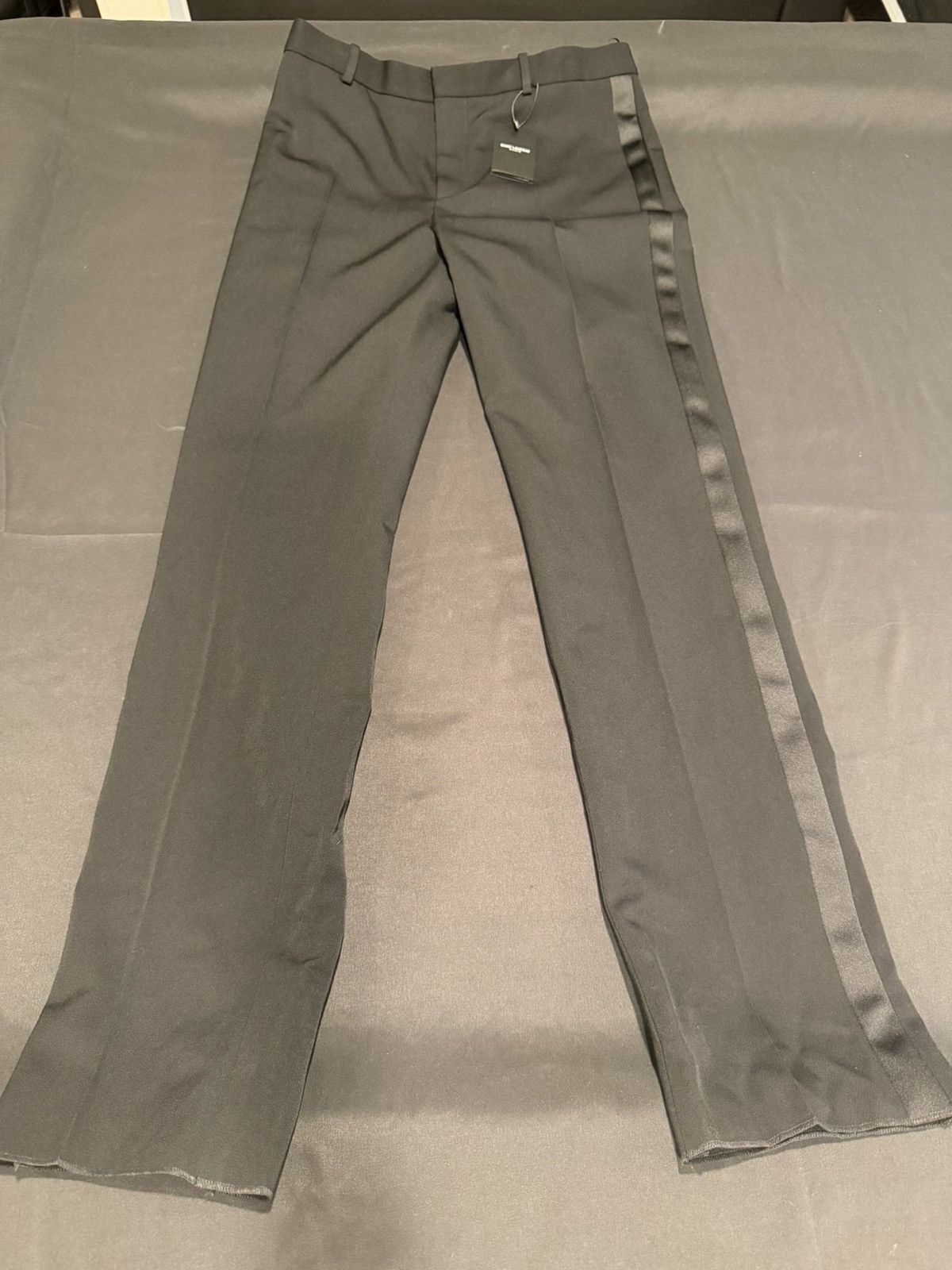 Saint Laurent Paris Saint laurent mens 2023 tuxedo dress pants. 50/34. $1290 Size US 34 / EU 50 - 2 Thumbnail