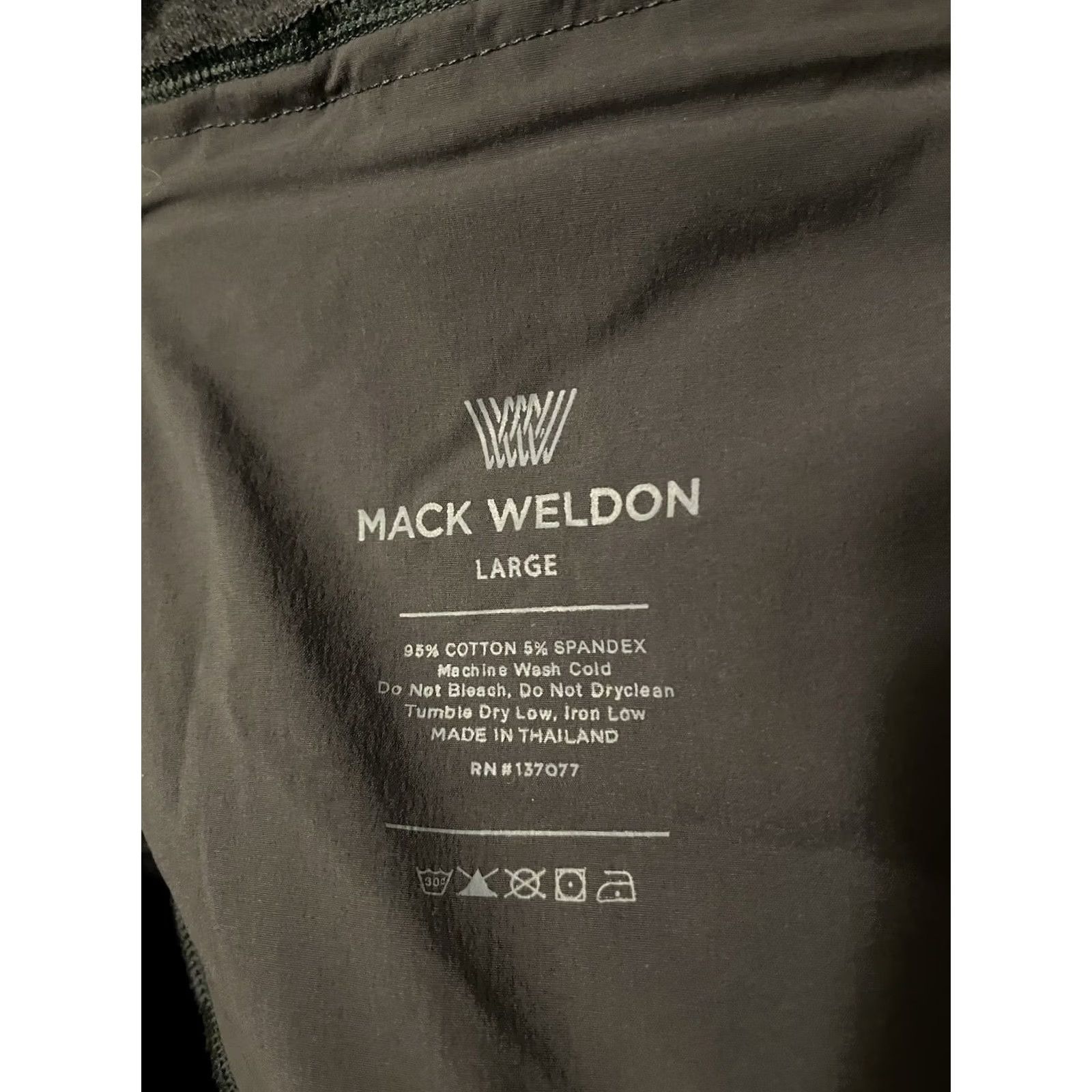 Vintage Mack Weldon Ace Sweatpants Joggers Casual Charcoal Gray Large Men's Size US 33 - 4 Thumbnail