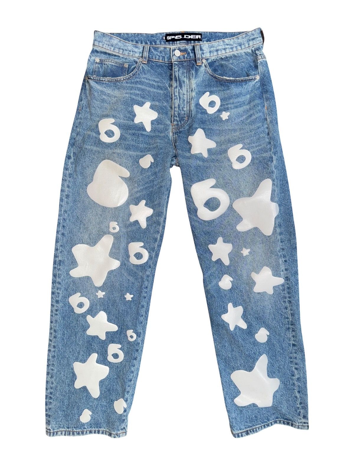Sp5der Beluga Light Wash Jeans - Size 32