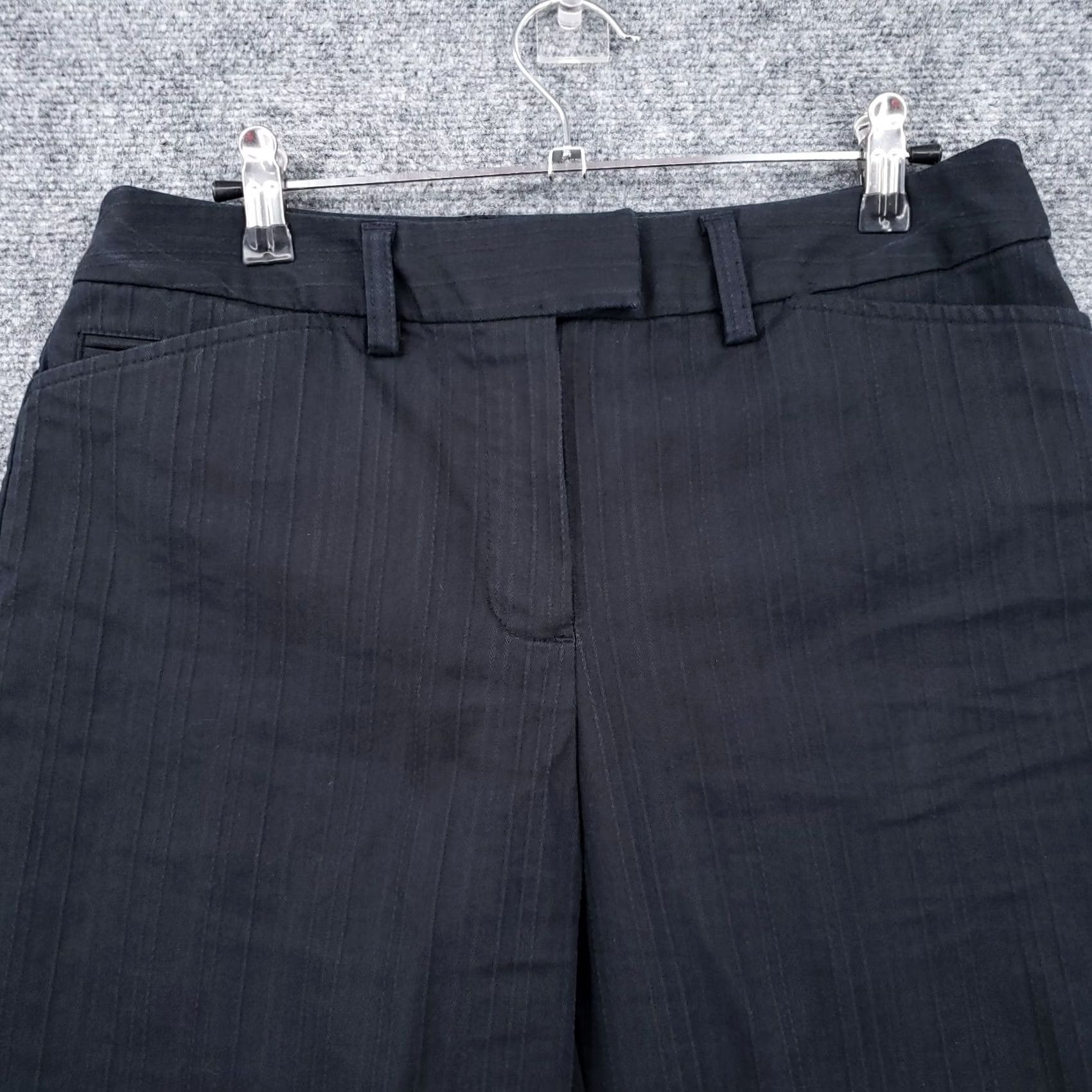 Talbots Talbots Pants Womens 8P Black Capri Mid-Rise Straight Relaxed Fit Stretch Pockets Size 30" / US 8 / IT 44 - 5 Thumbnail