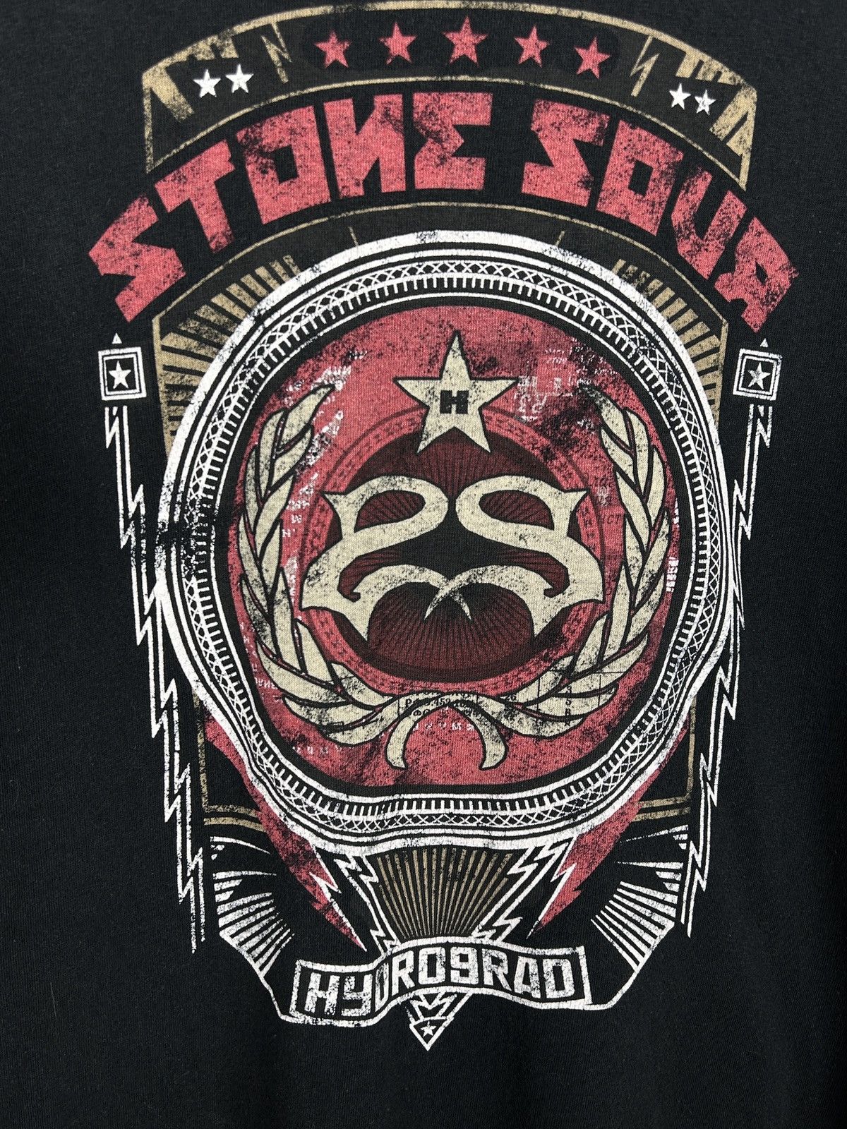 Band Tees Stone Sour Hydrograd Album Short Sleeve T-Shirt In Black Size US L / EU 52-54 / 3 - 2 Thumbnail