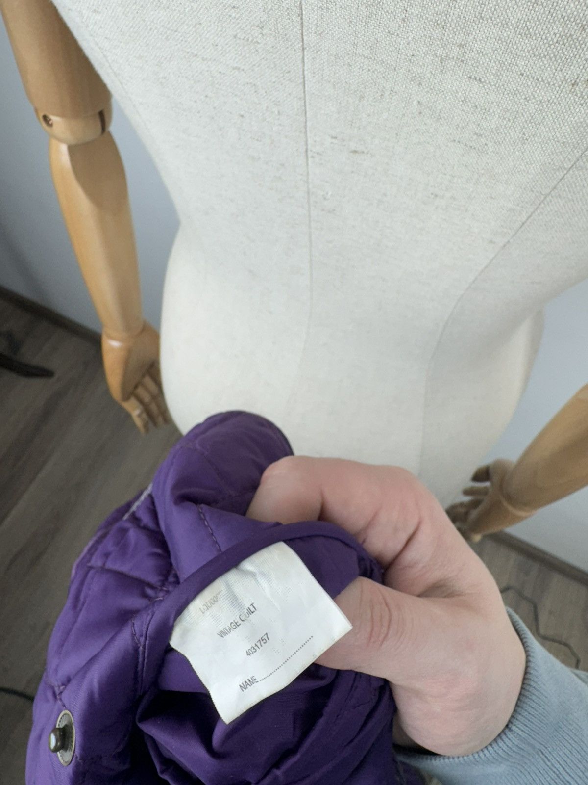 Barbour × Vintage Men’s Vintage Barbour Quit Jacket Purple size 4 Size S / US 4 / IT 40 - 7 Thumbnail