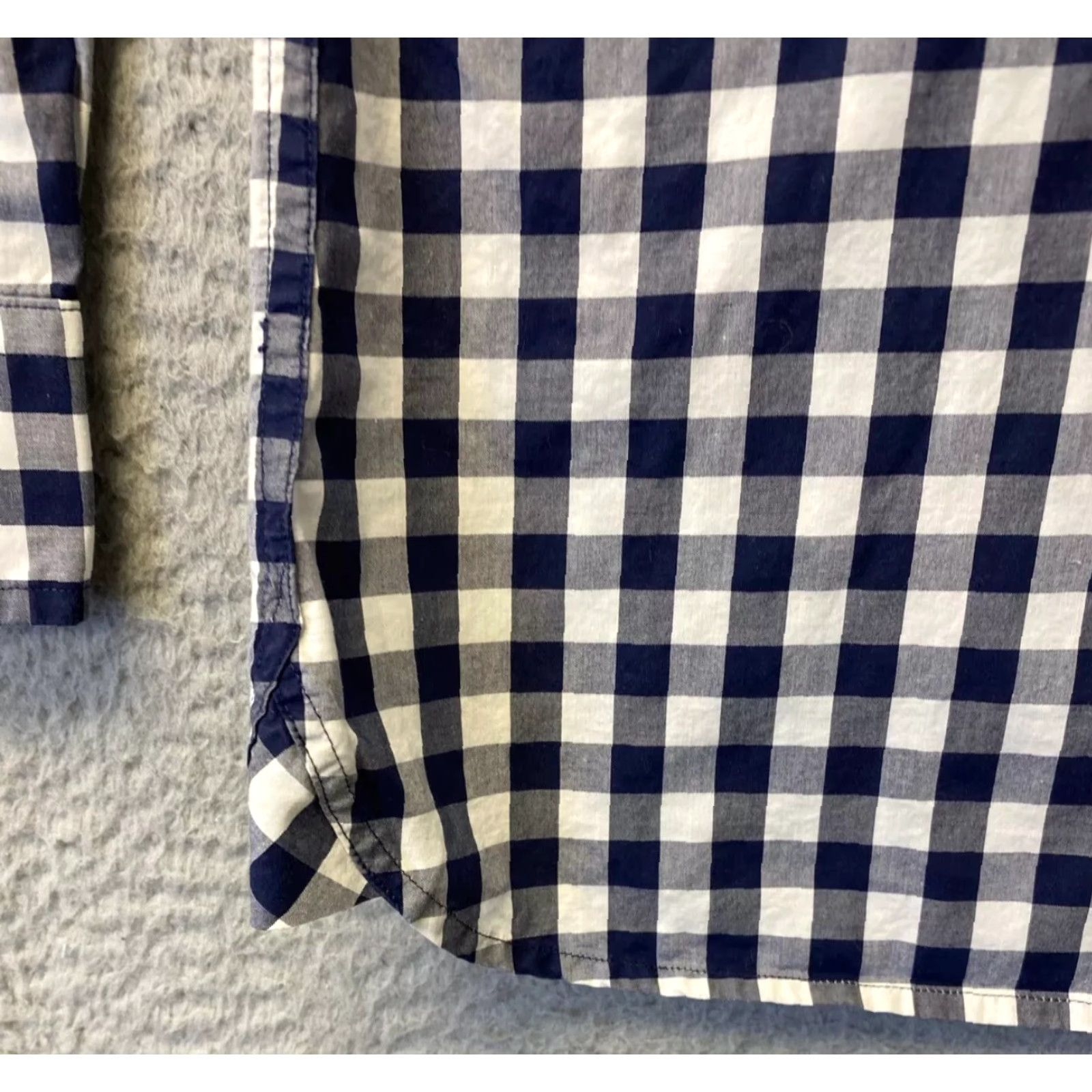 Brooks Brothers Brooks Brothers Dress Shirt Mens CL Slim Blue Check Button Up 33-79 XL Regular Men Collared Spread Slimming Size 46R - 6 Thumbnail